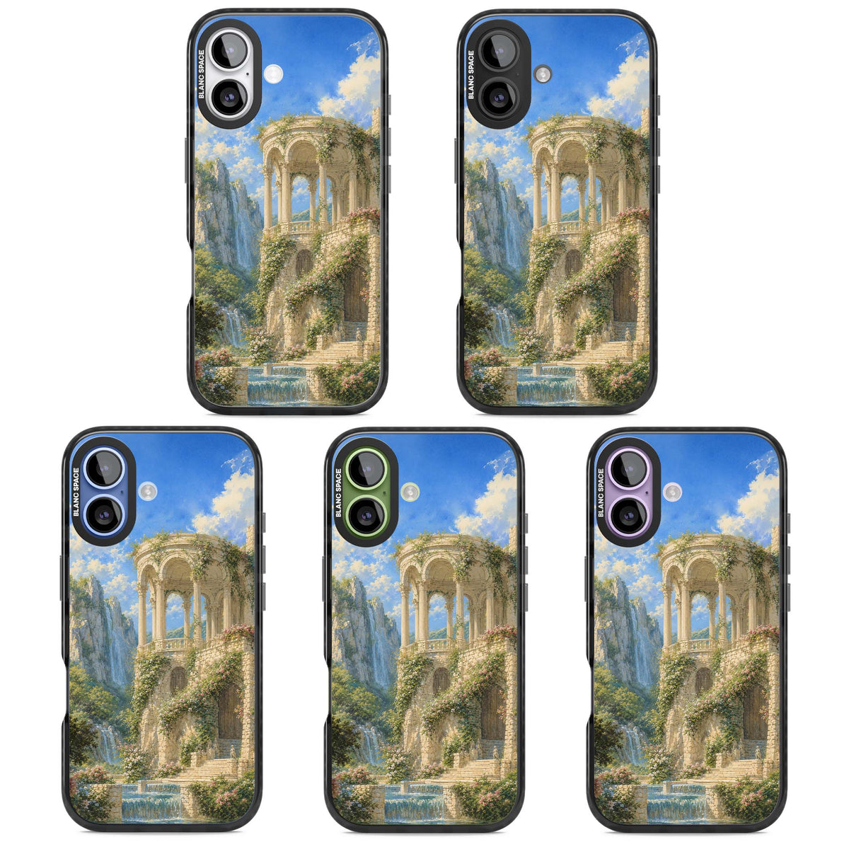 Palace Pavilion fairycore iPhone case | Black Impact Magsafe case for iPhone 17