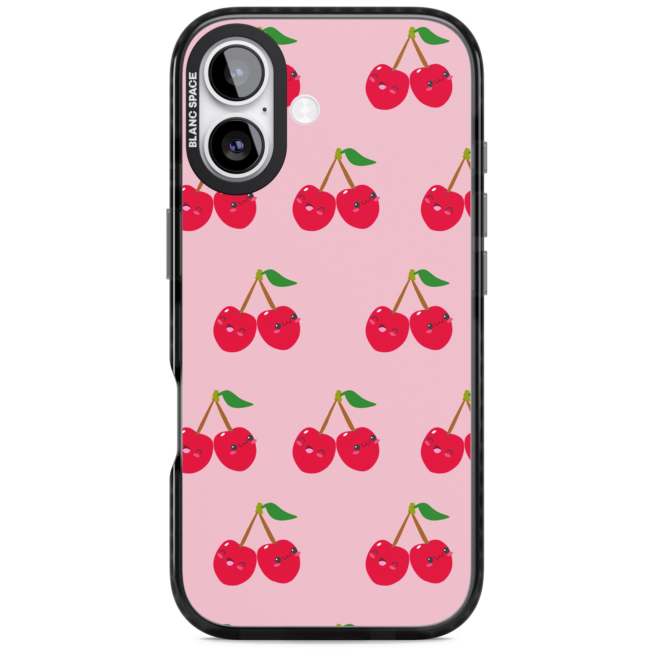 Cheeky Cherry iPhone 17 Impact Pro Black Phone Case