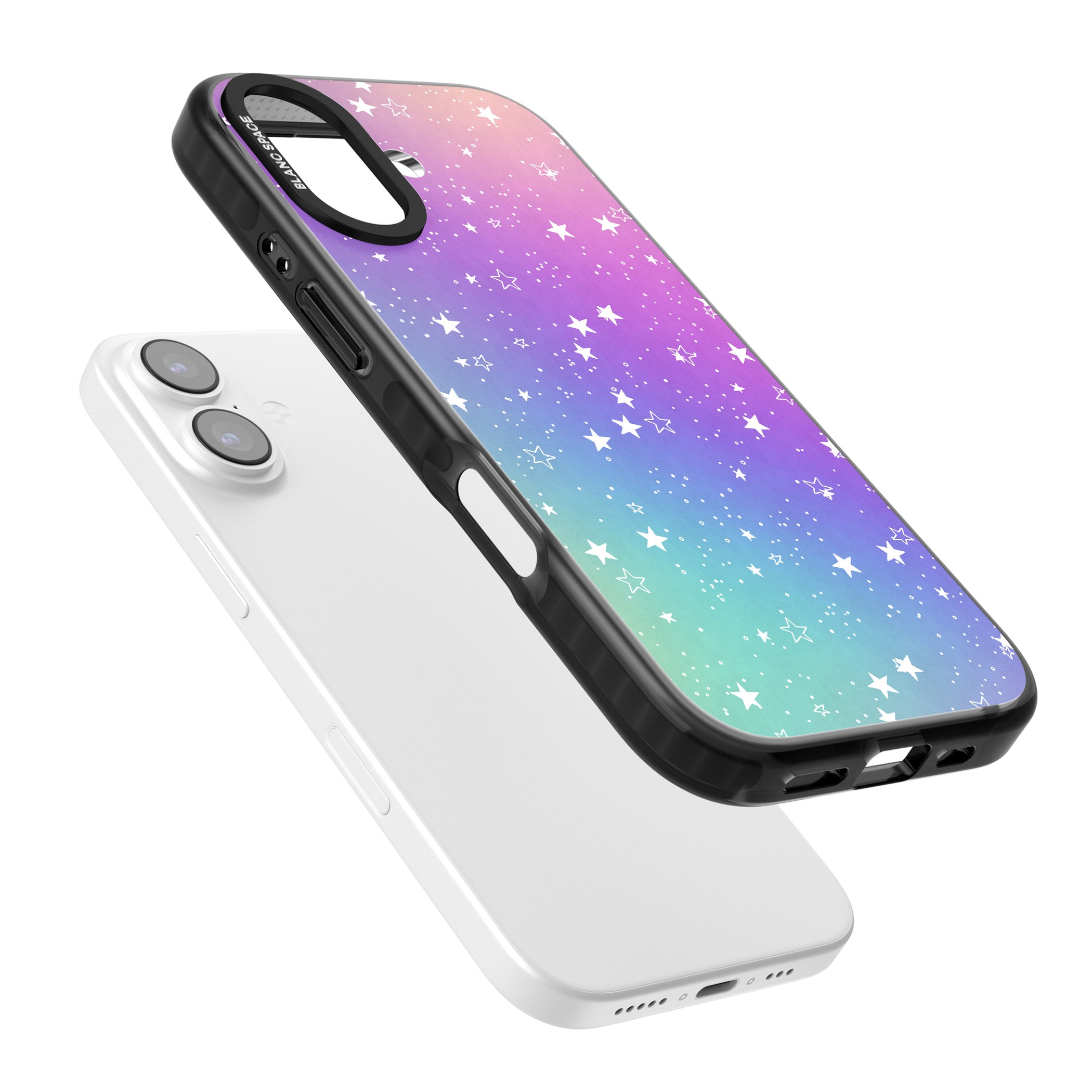 Pastel Starry Sky iPhone 17 Impact Pro Black Phone Case Colours