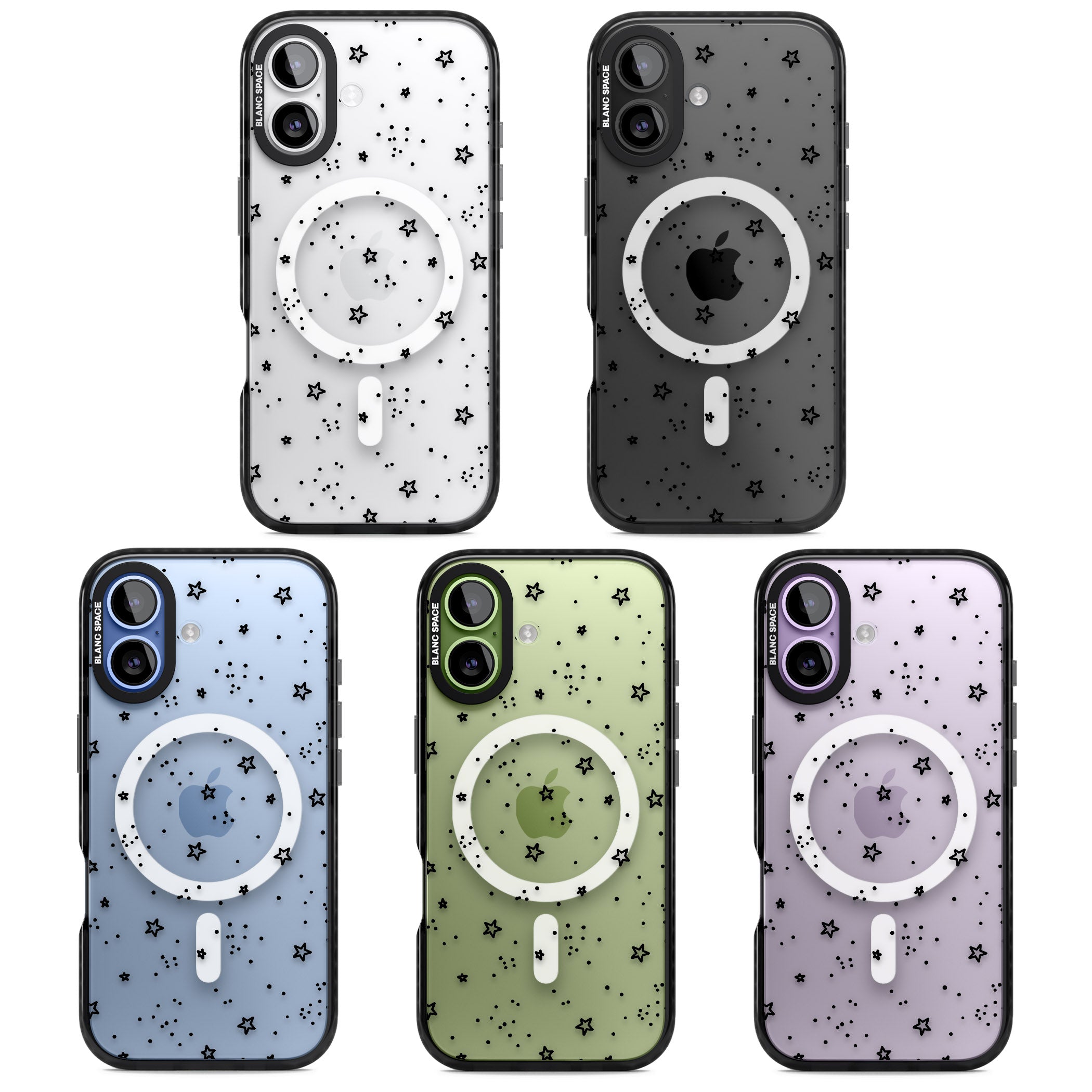 Starry Night Sky iPhone 17 Impact Pro Black Phone Case APT Impact Protection