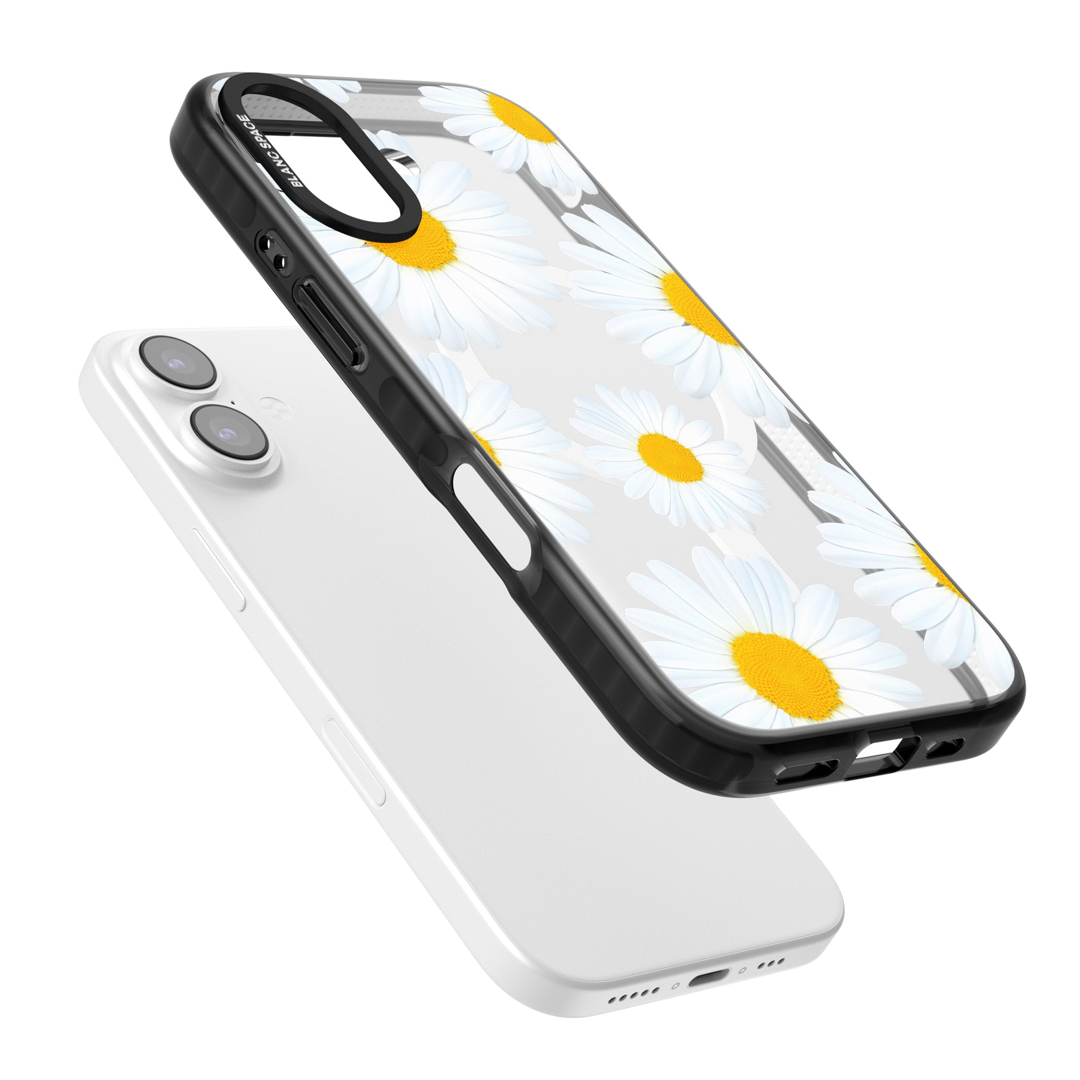 Summer Daisy iPhone 17 Impact Pro Black Phone Case Colours
