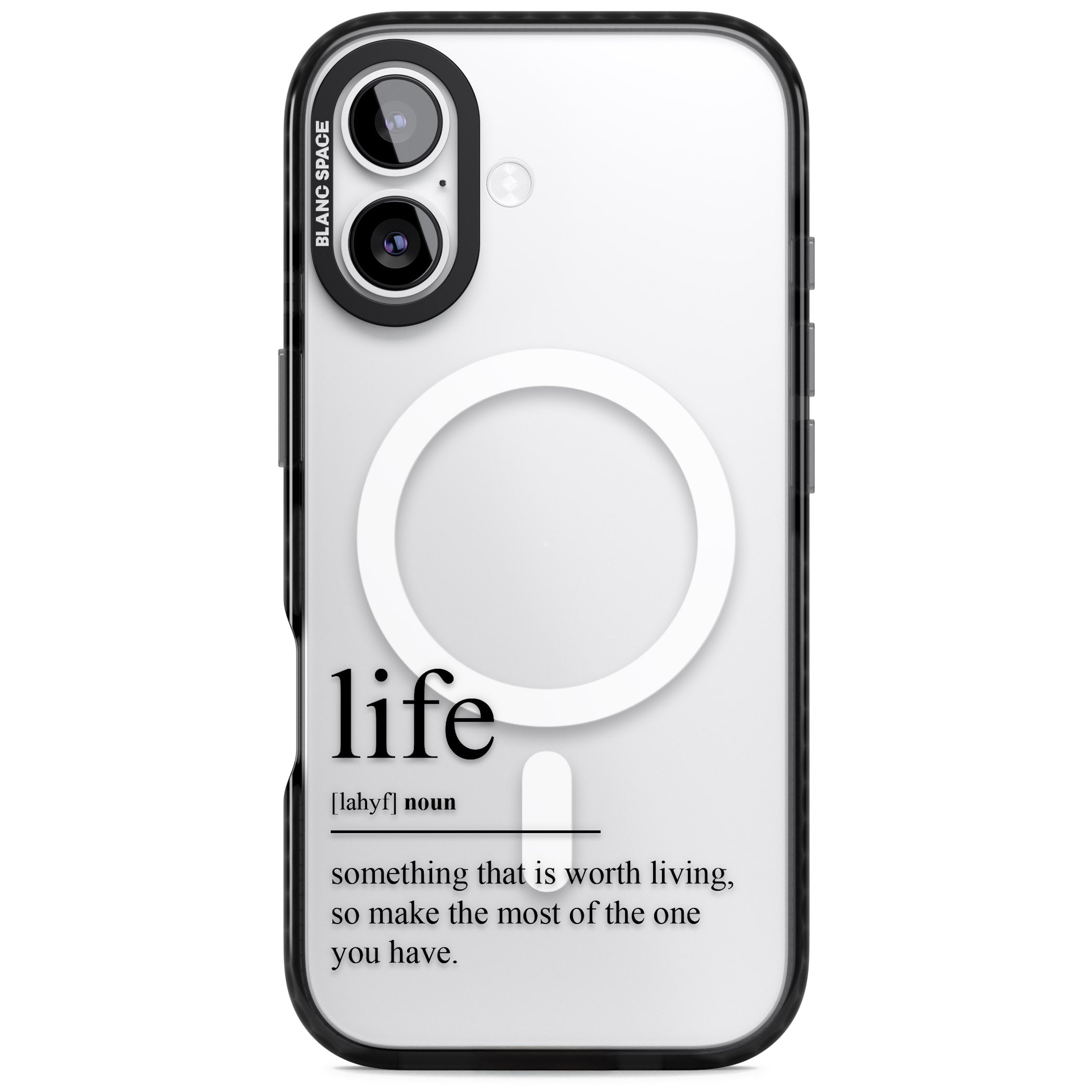 Life iPhone 17 Impact Pro Black Phone Case