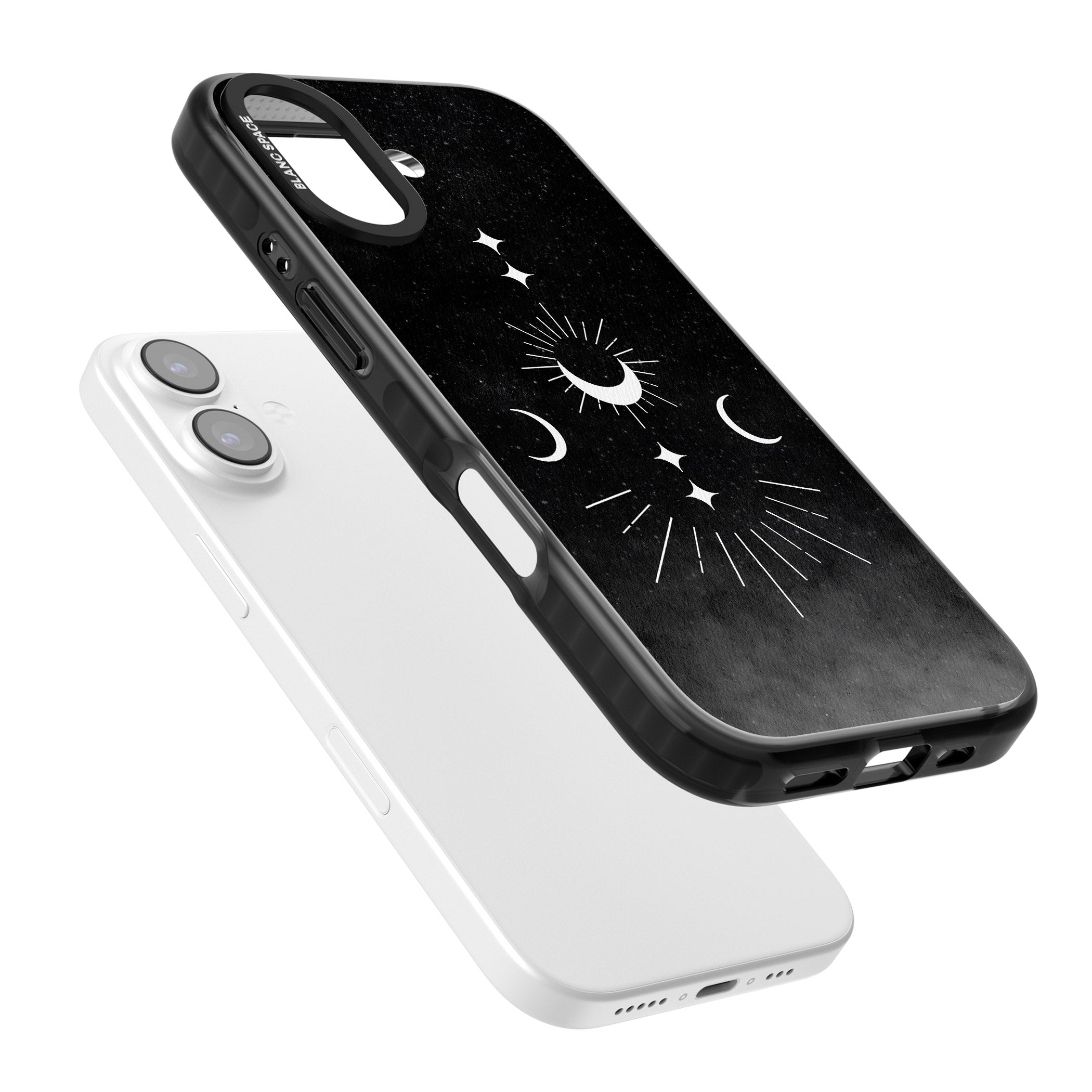 Lunar Mandala iPhone 17 Impact Pro Black Phone Case Colours