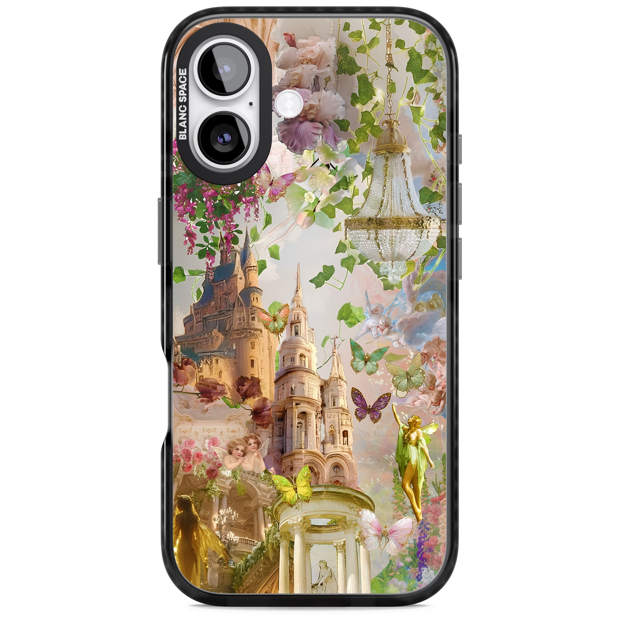 Fairies & Castles Collage iPhone 17 Impact Pro Black Phone Case