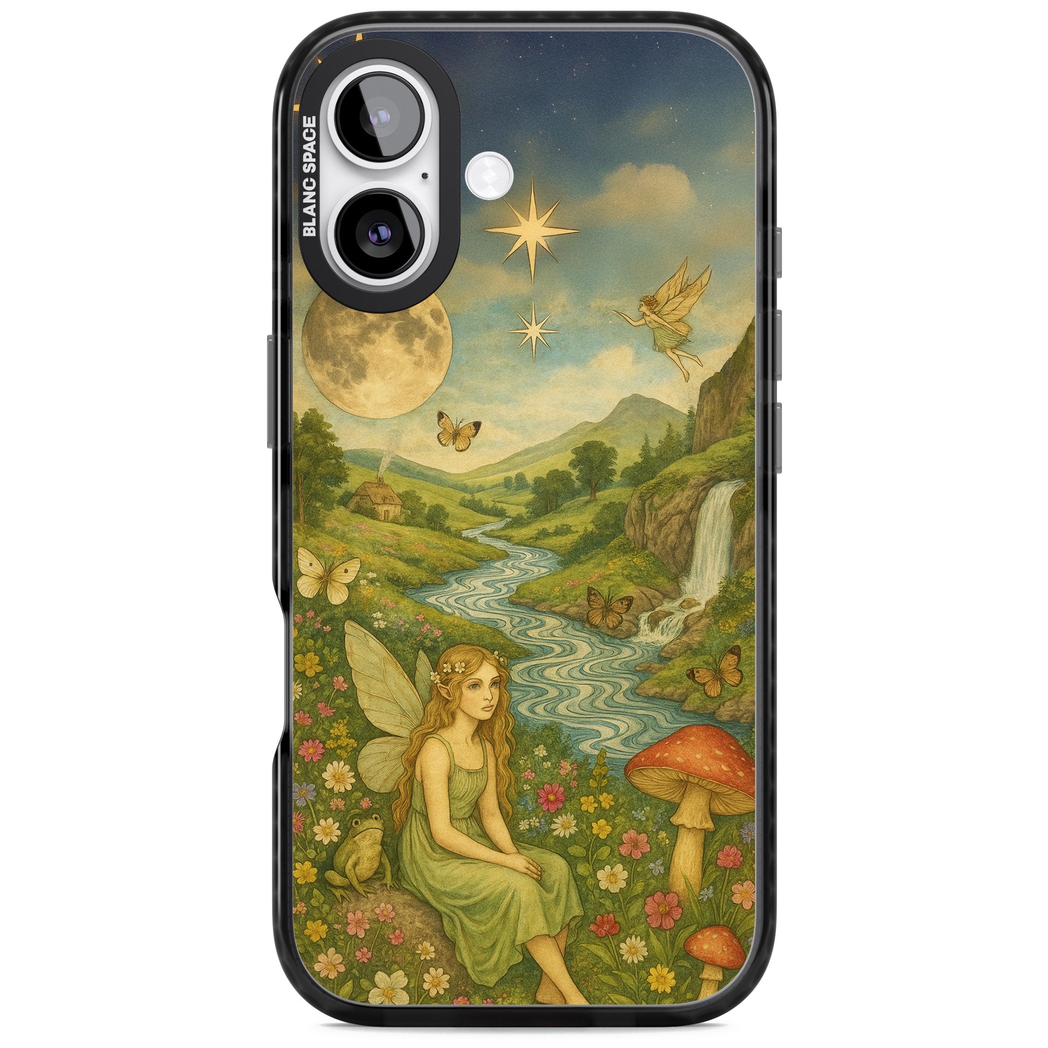 Nature Fairy iPhone 17 Impact Pro Black Phone Case