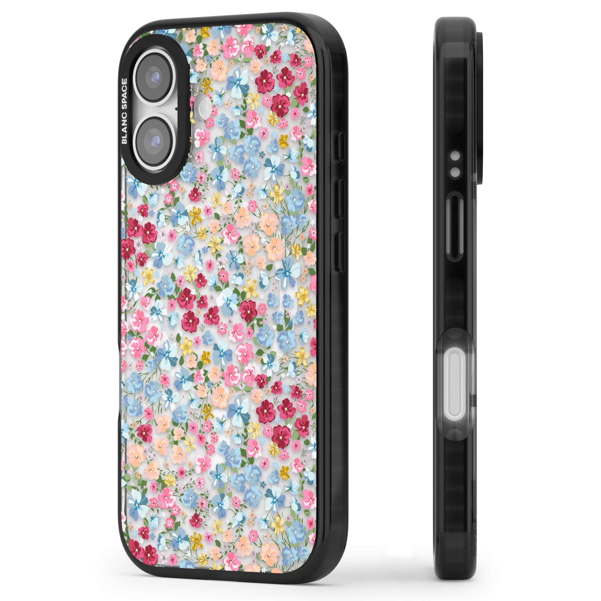 Venetian Meadow iPhone 17 Impact Pro Black Phone Case Side Profile