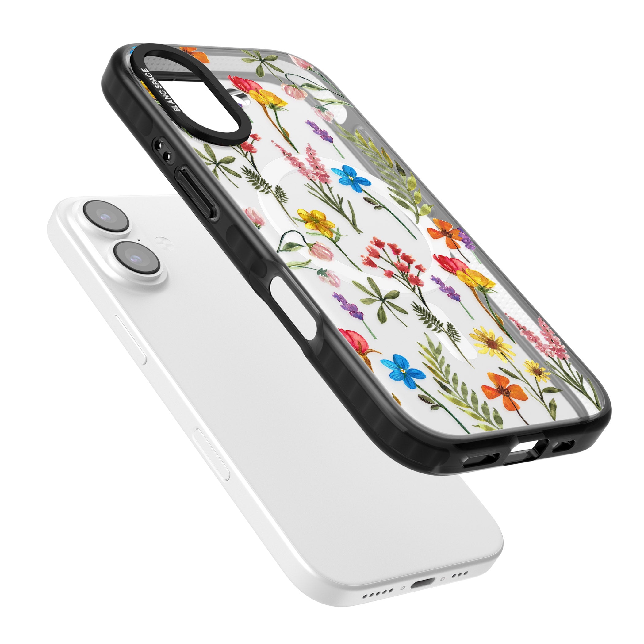 Spring Botanicals iPhone 17 Impact Pro Black Phone Case Colours