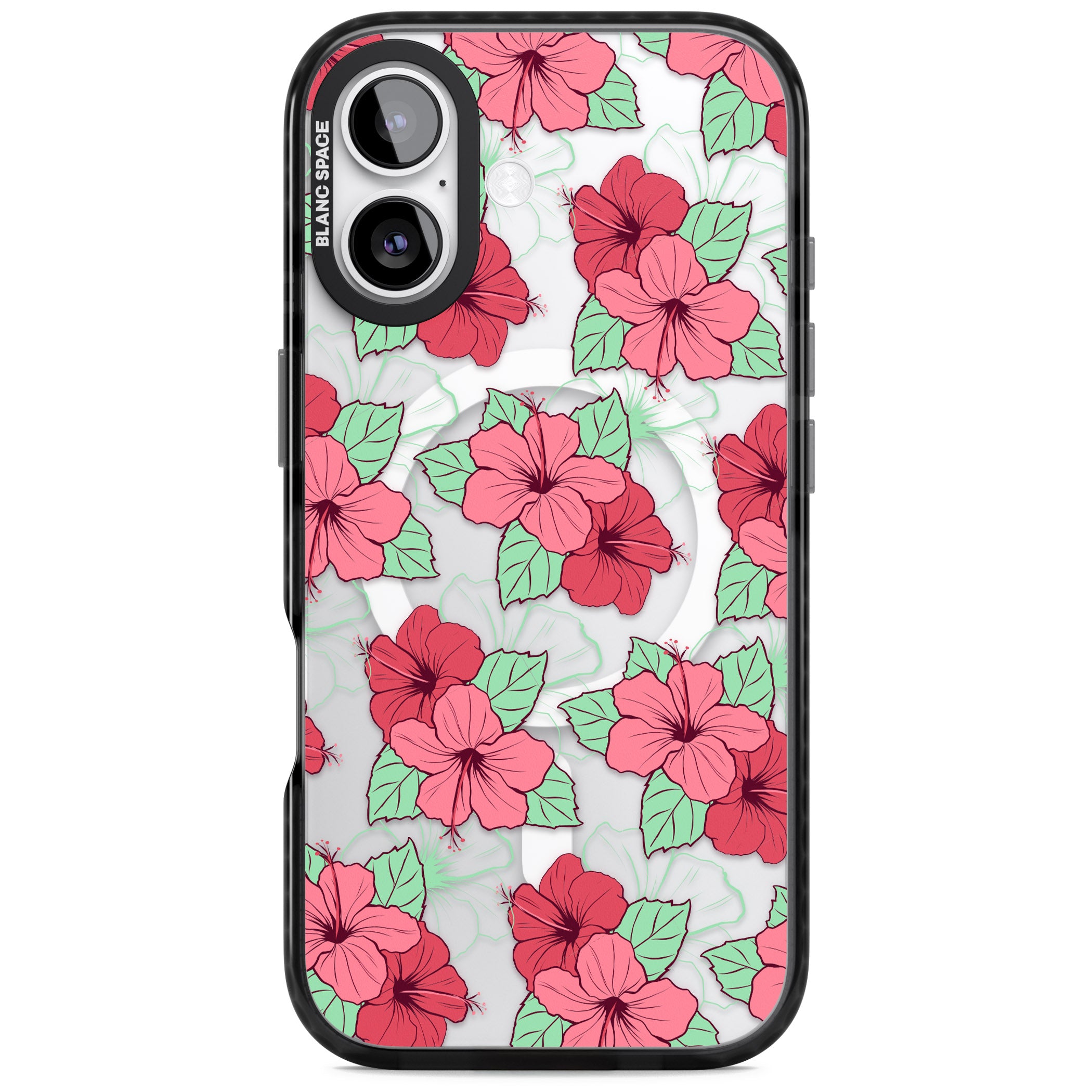 Pink Peony iPhone 17 Impact Pro Black Phone Case