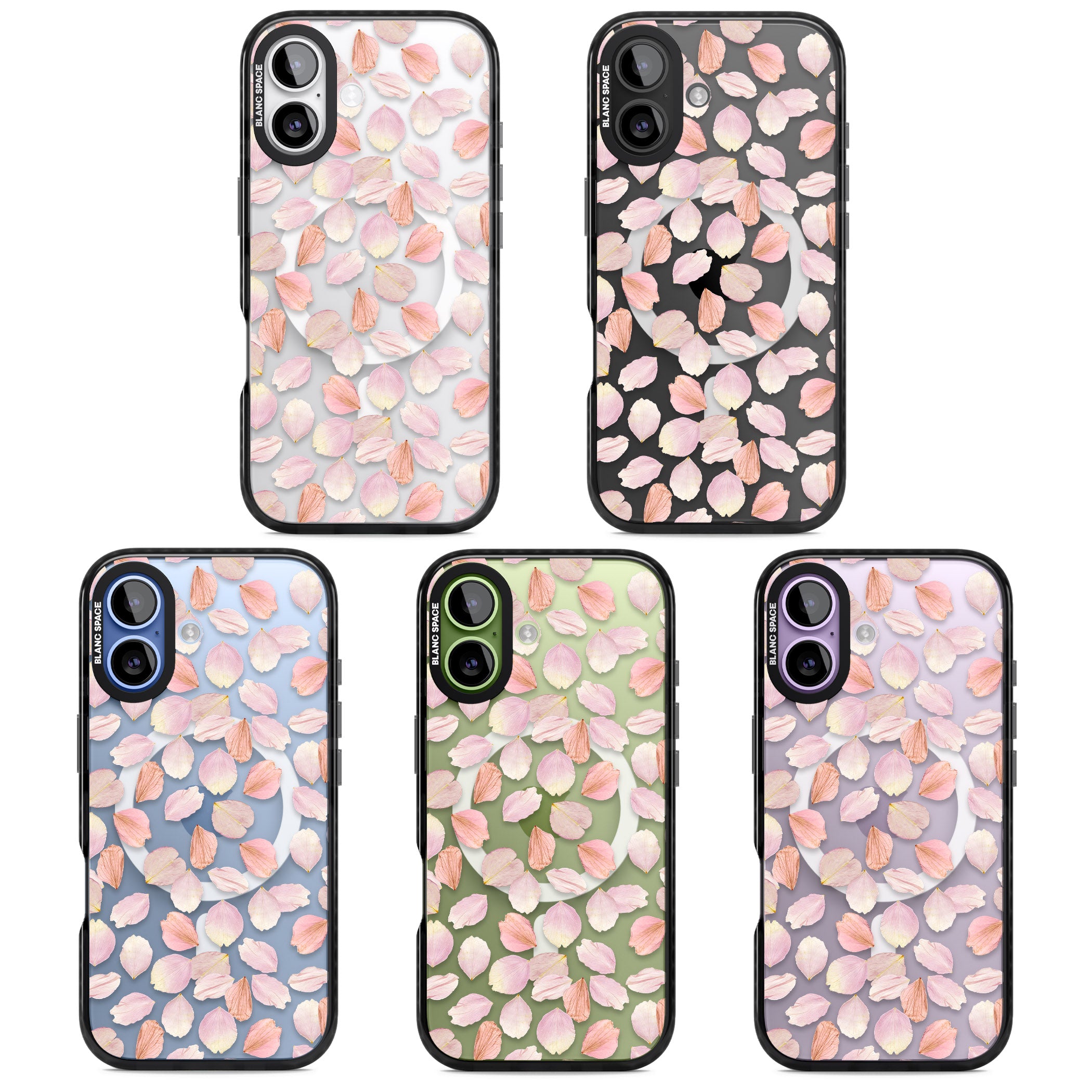 Petal Dream iPhone 17 Impact Pro Black Phone Case APT Impact Protection