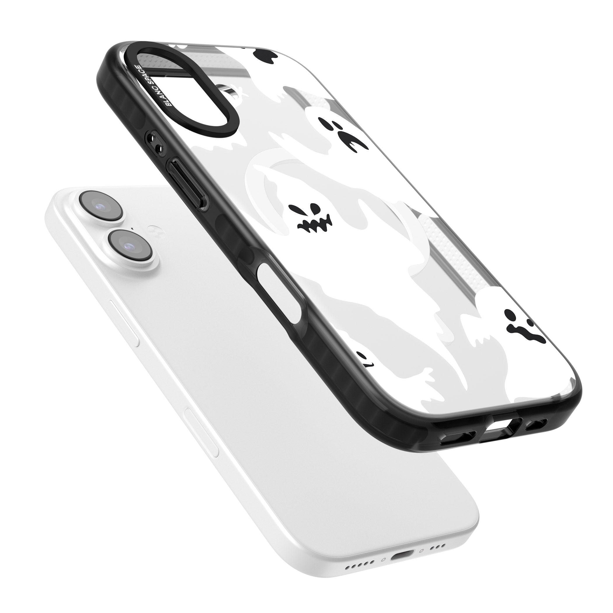 Ghost Pattern iPhone 17 Impact Pro Black Phone Case Colours