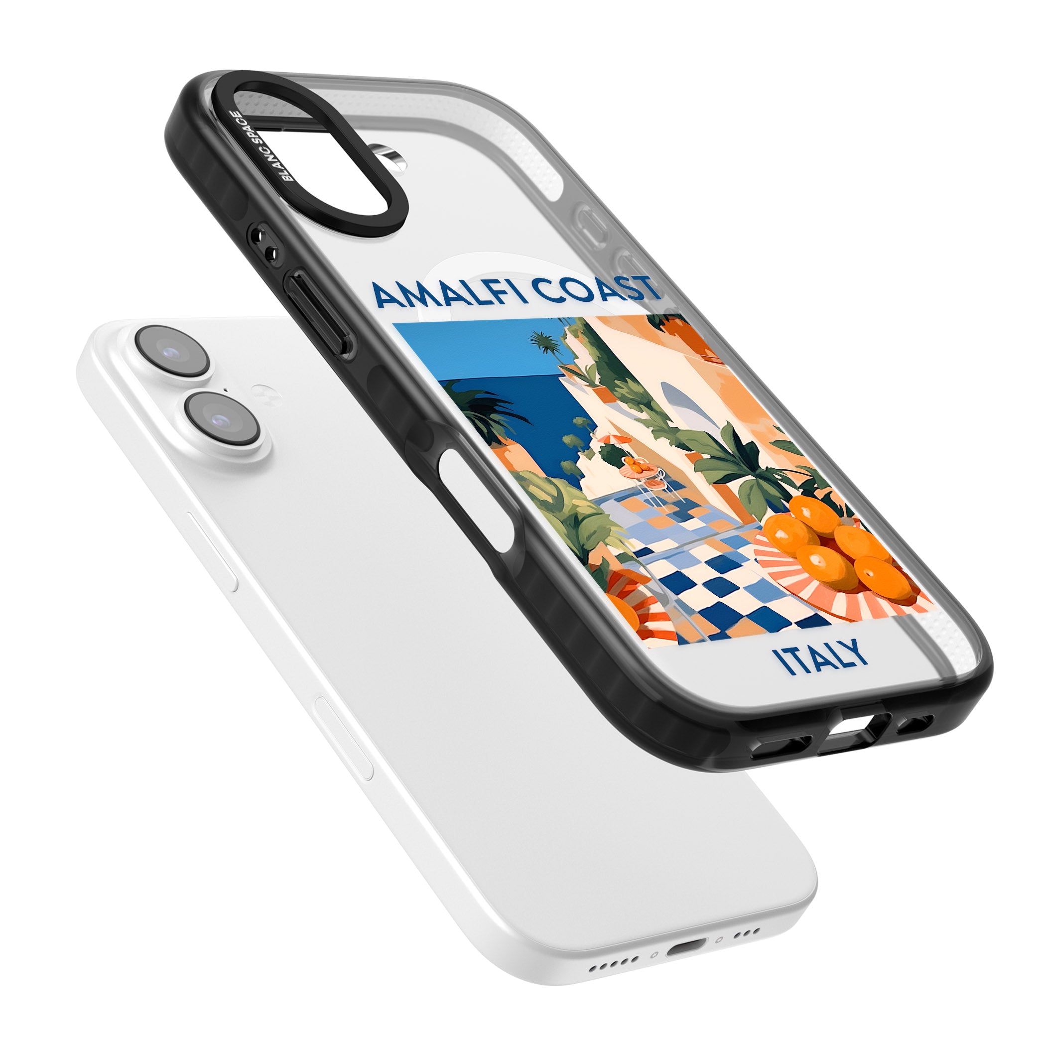Amalfi Coast iPhone 17 Impact Pro Black Phone Case Colours