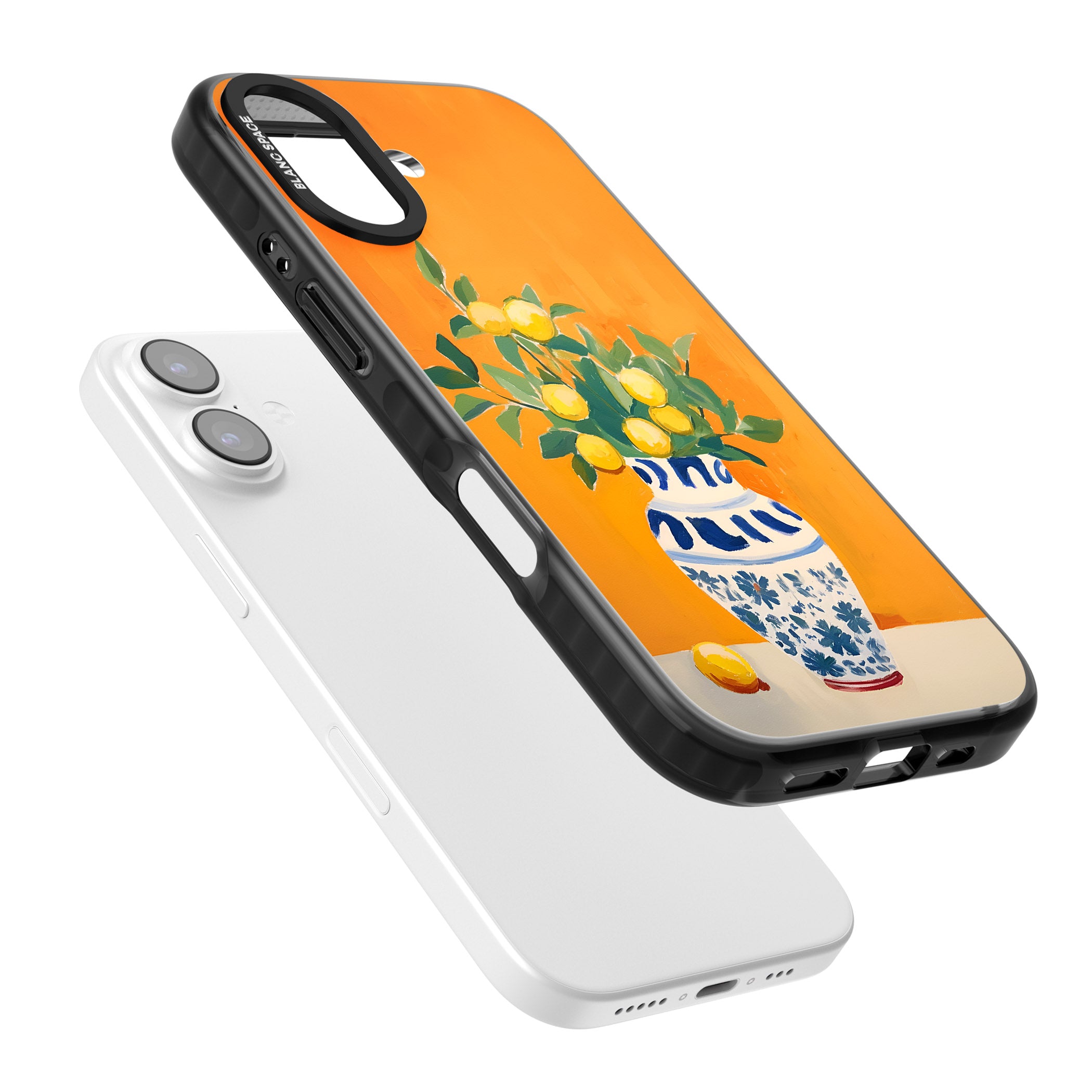 Lemon Vase iPhone 17 Impact Pro Black Phone Case Colours