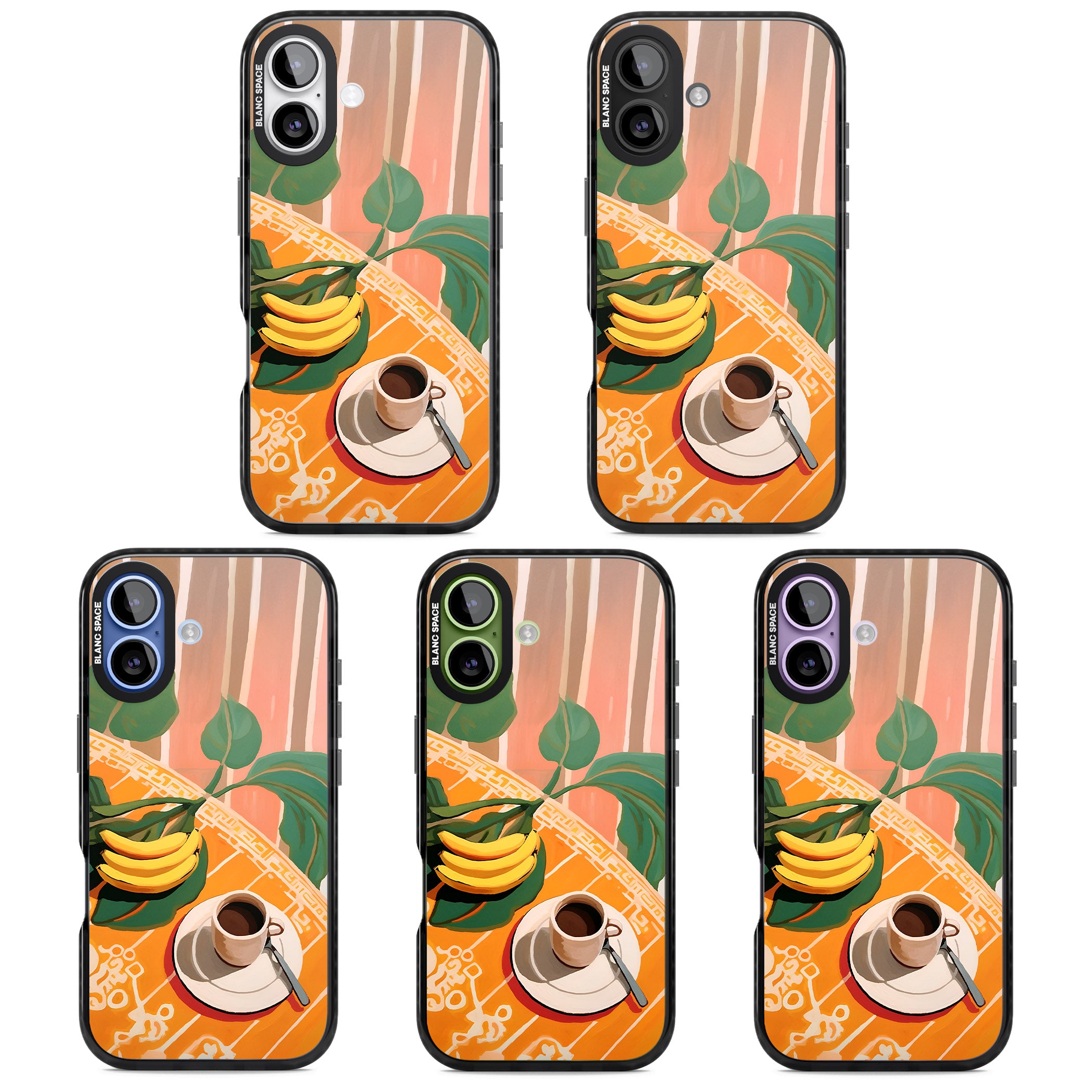 Mediterranean Breakfast iPhone 17 Impact Pro Black Phone Case APT Impact Protection