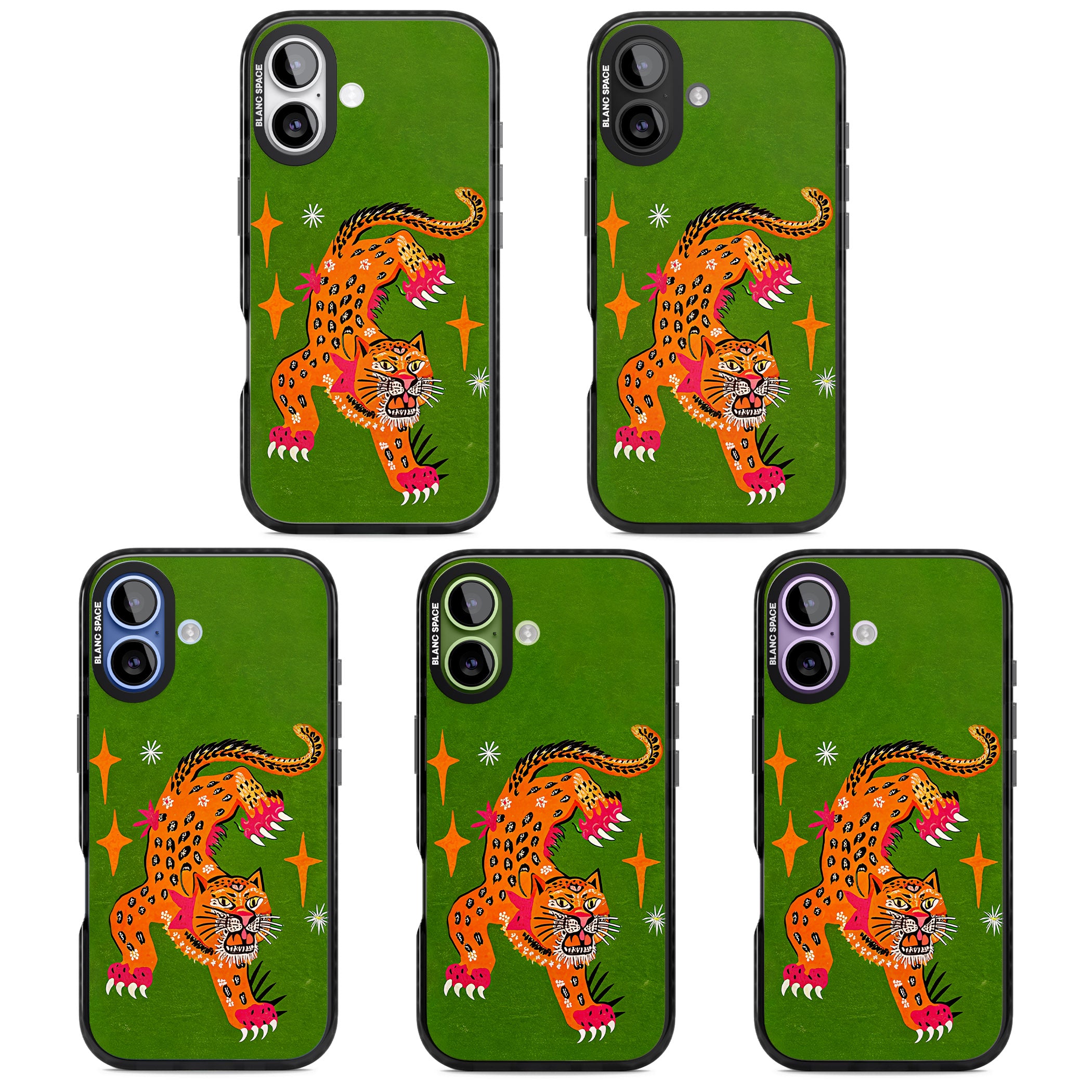 Fierce Jaguar iPhone 17 Impact Pro Black Phone Case APT Impact Protection