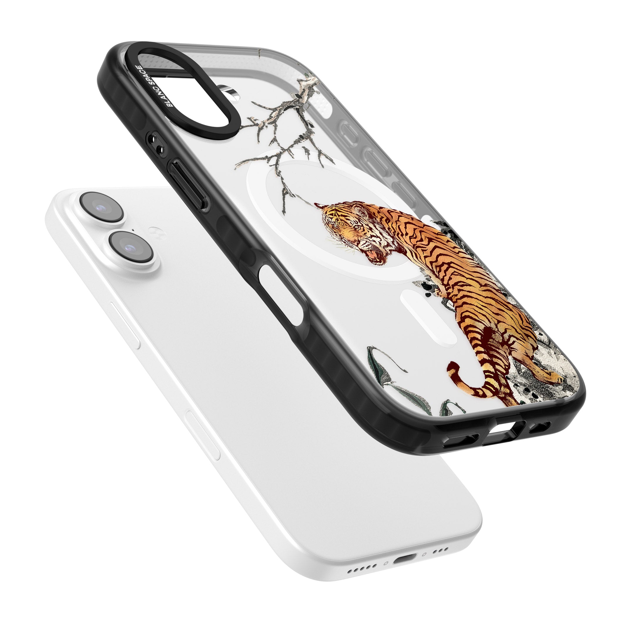 Roaring Tiger iPhone 17 Impact Pro Black Phone Case Colours