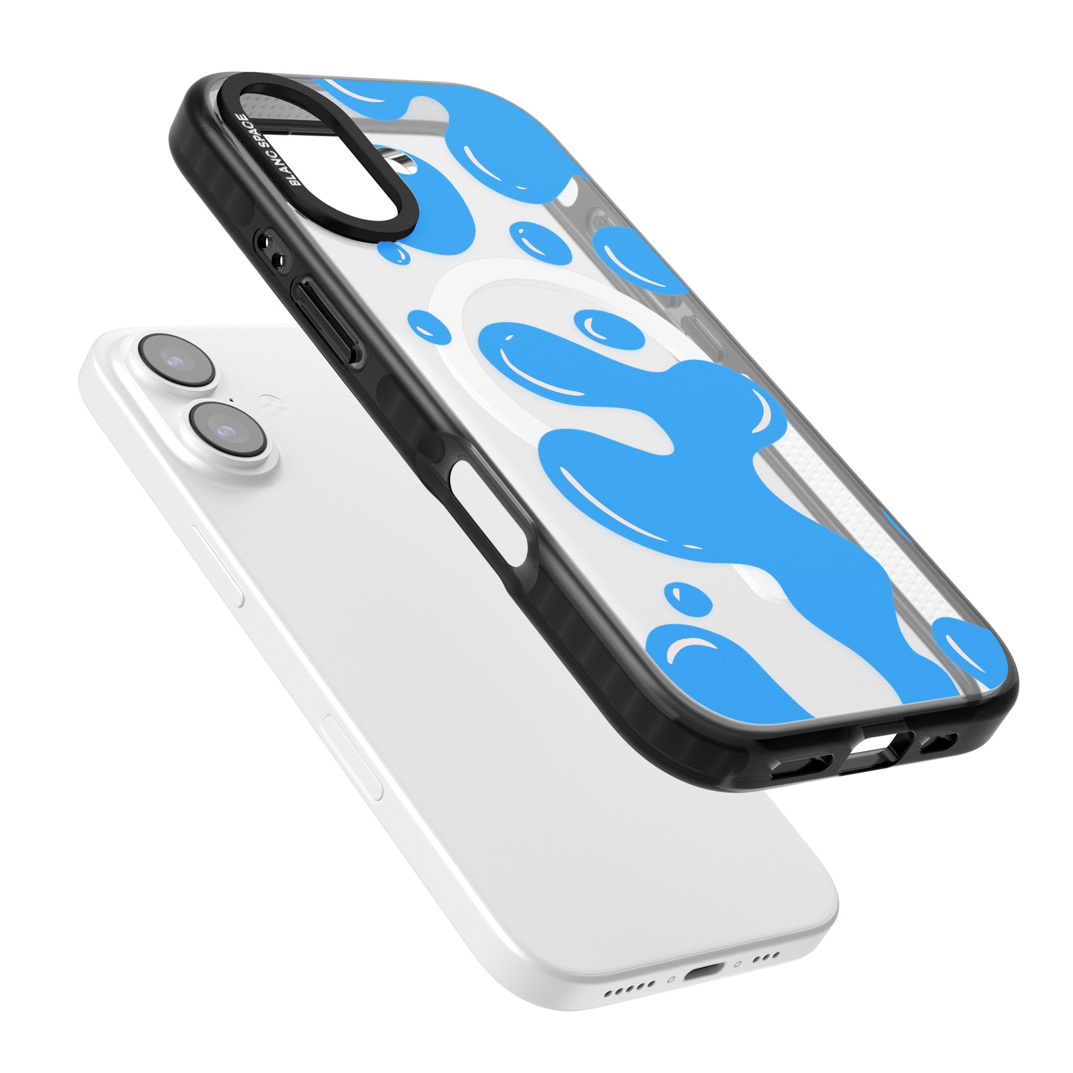Blue Lava Lamp iPhone 17 Impact Pro Black Phone Case Colours