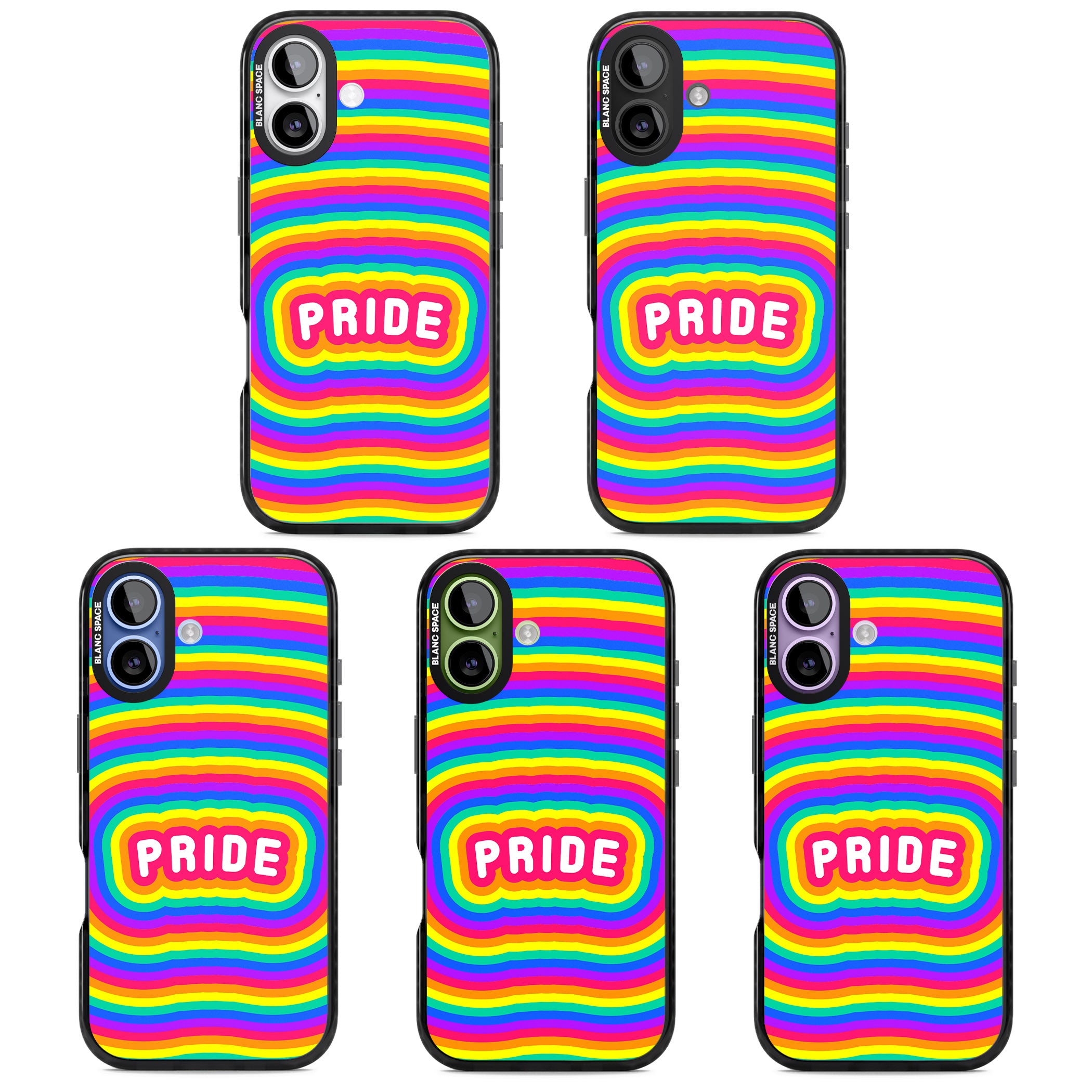 Pride iPhone 17 Impact Pro Black Phone Case APT Impact Protection