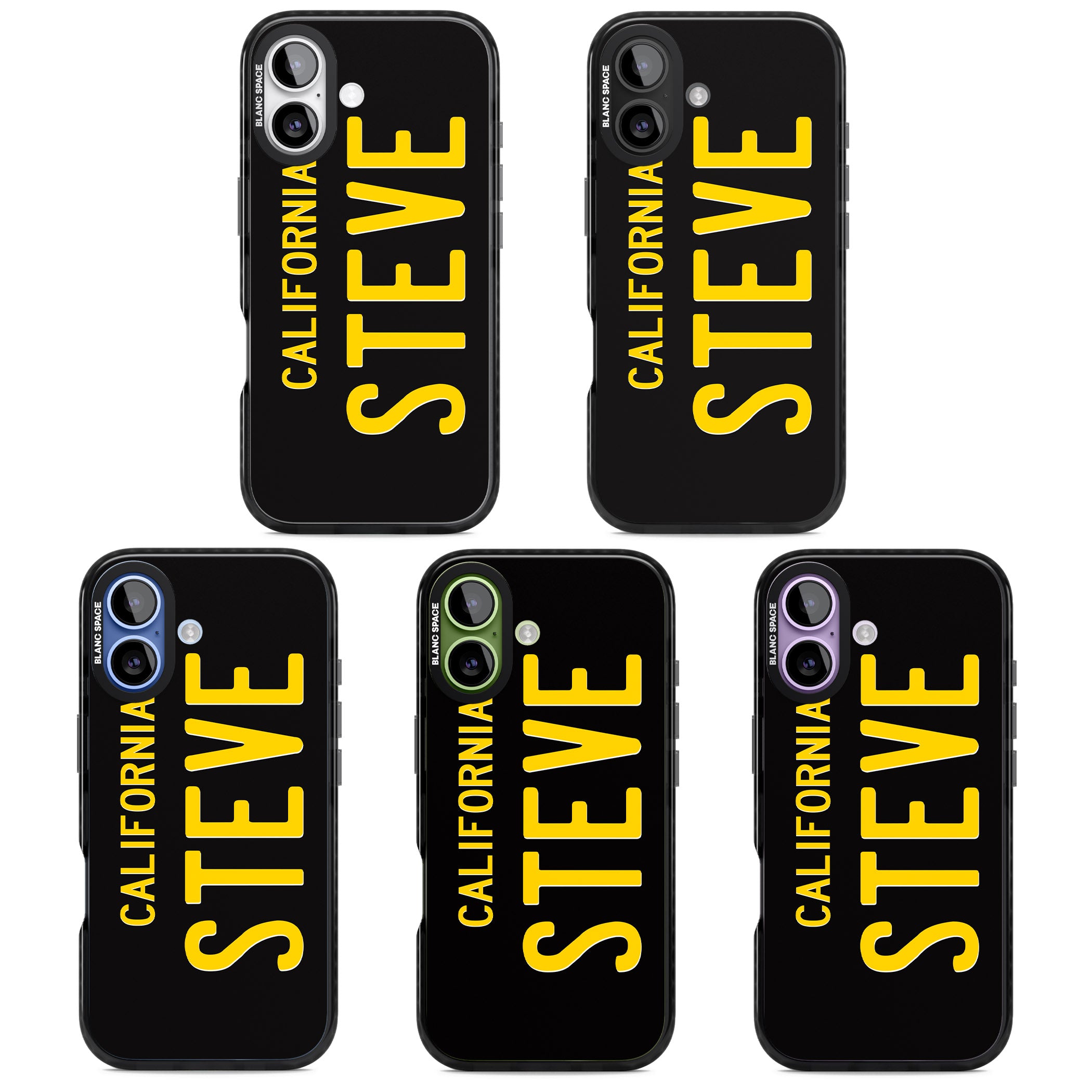 Personalised Vintage California License Plate iPhone 17 Impact Pro Black Phone Case APT Impact Protection