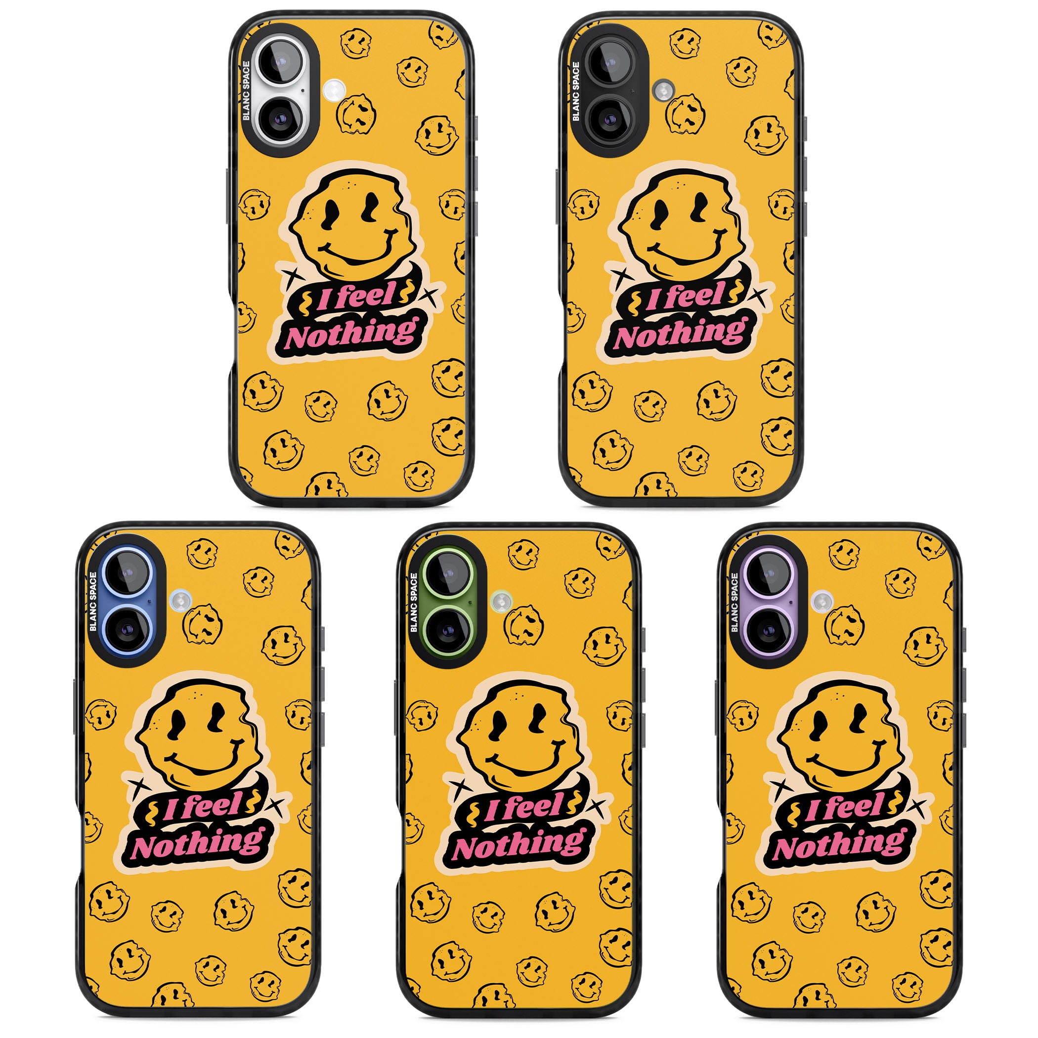 I Feel Nothing iPhone 17 Impact Pro Black Phone Case APT Impact Protection