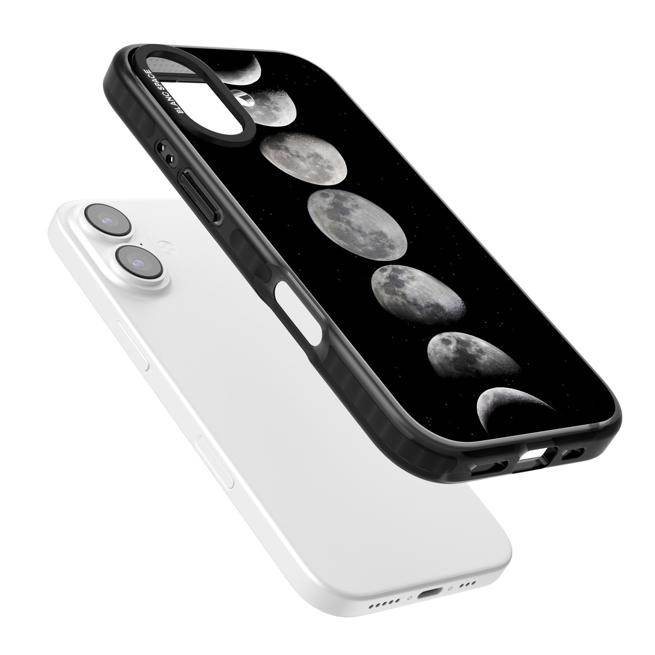 Phases Of The Moon iPhone 17 Impact Pro Black Phone Case Colours