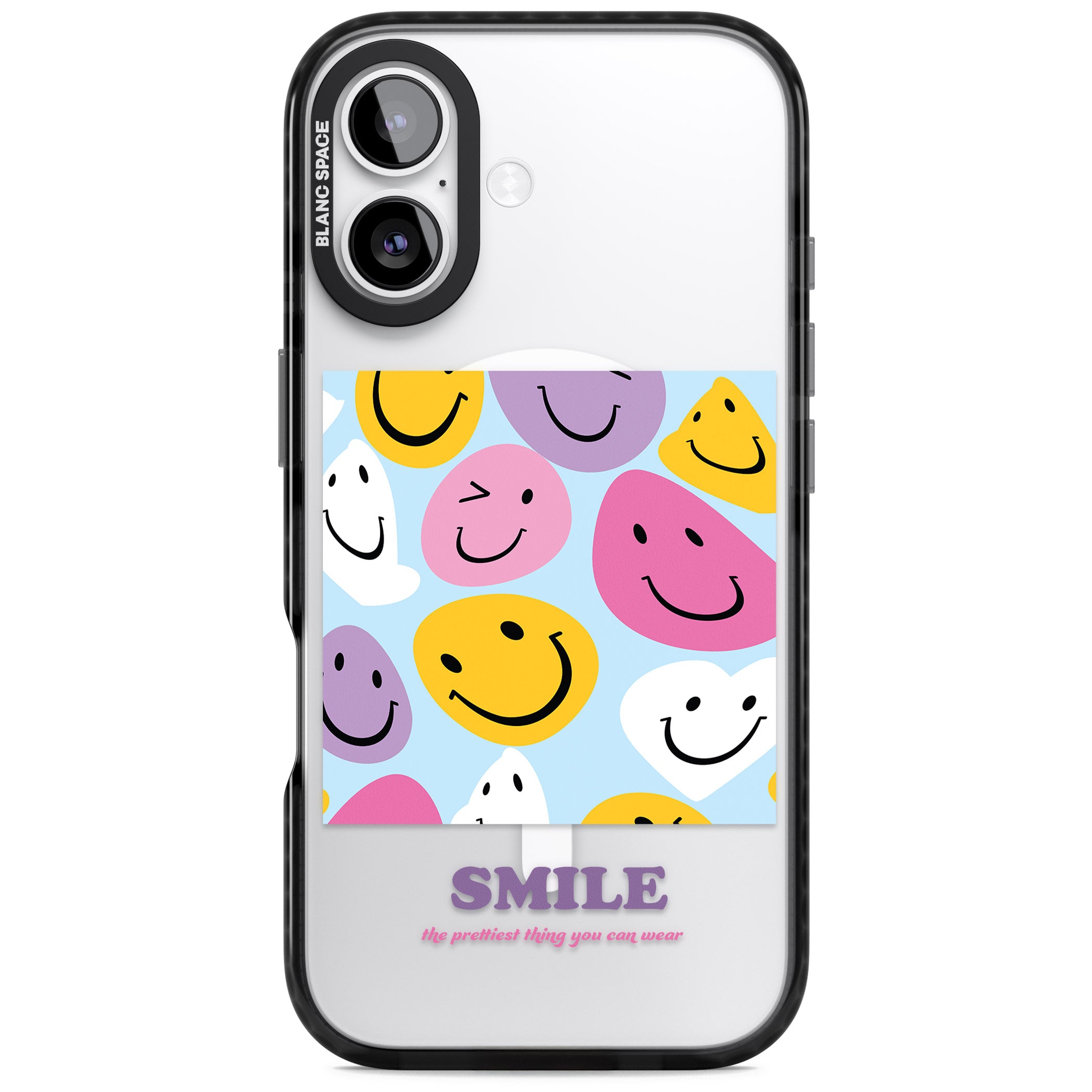 A Smile iPhone 17 Impact Pro Black Phone Case