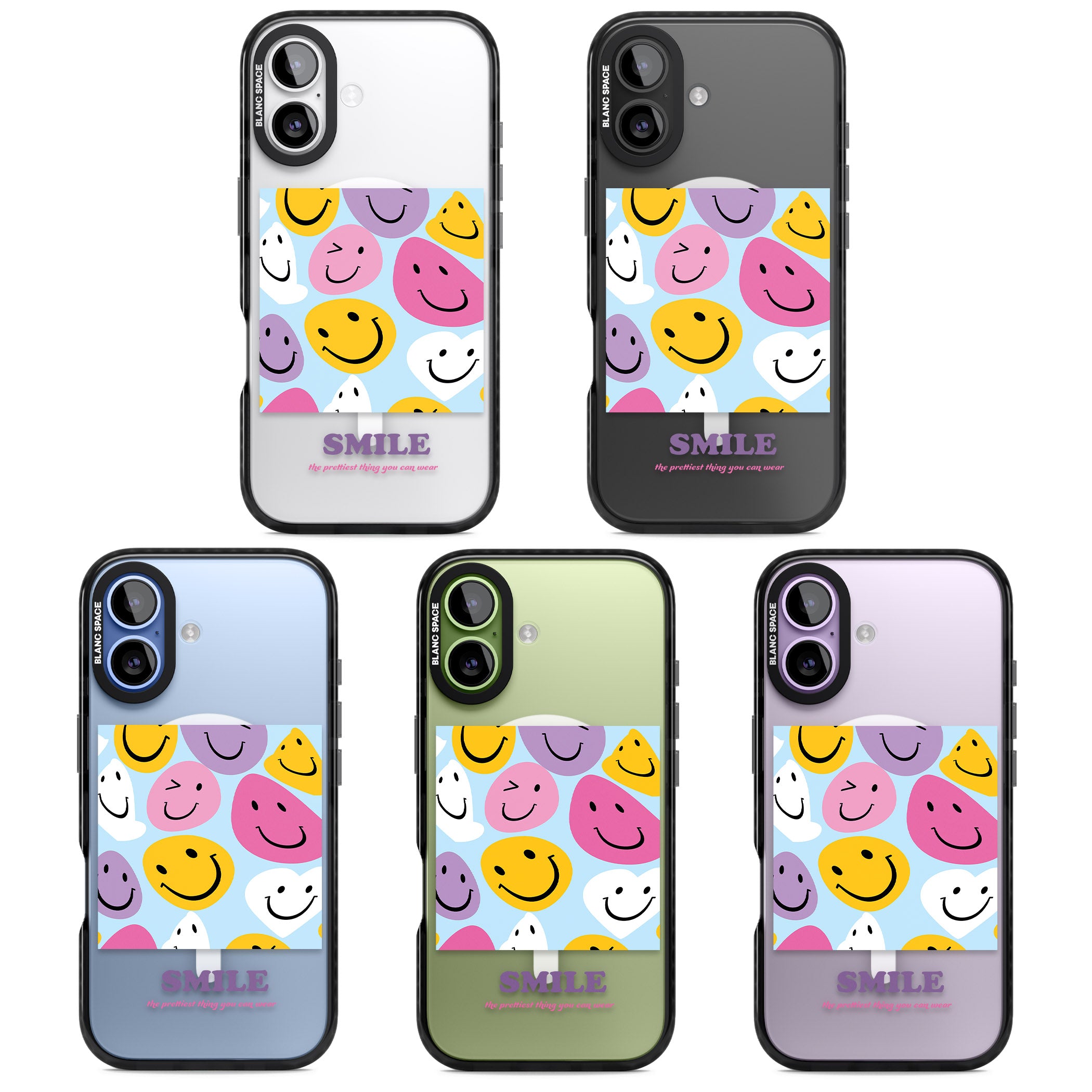 A Smile iPhone 17 Impact Pro Black Phone Case APT Impact Protection