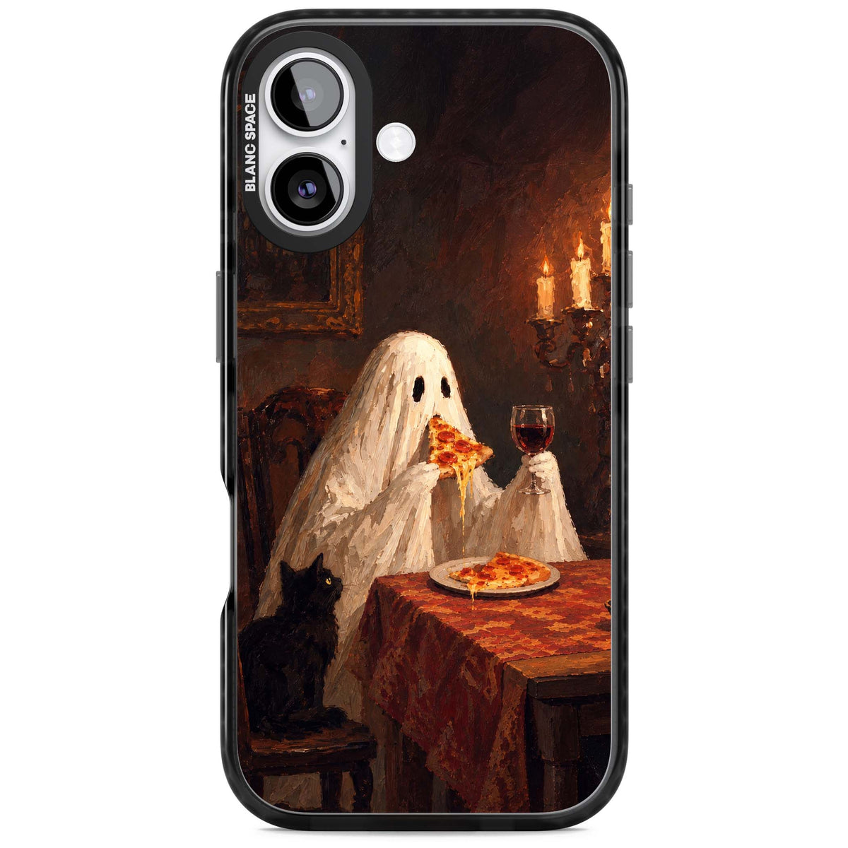 Lonely Night In art iPhone case | Black Impact Magsafe case for iPhone 17
