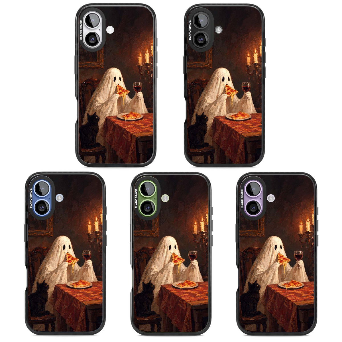 Lonely Night In art iPhone case | Black Impact Magsafe case for iPhone 17
