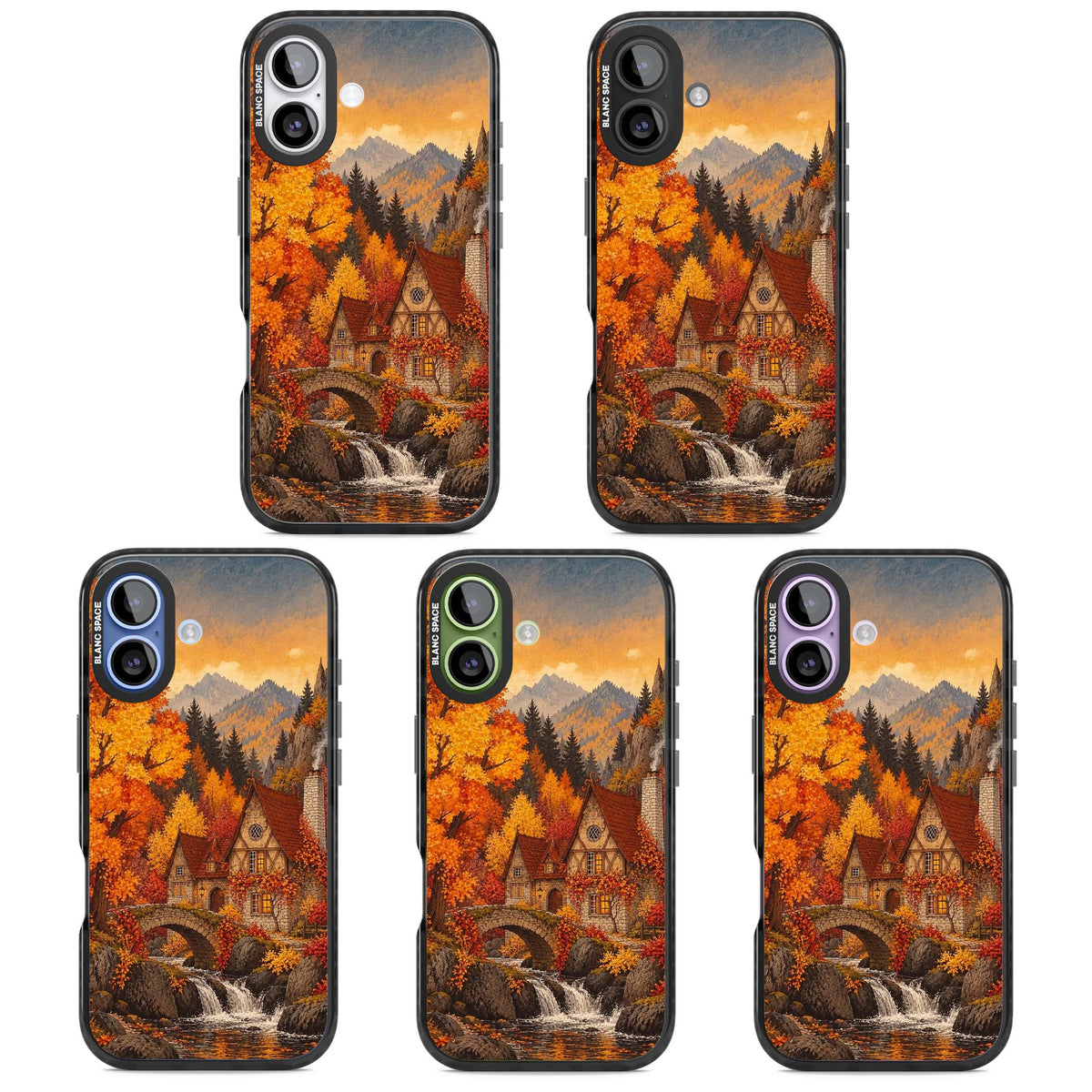 Auburn Cottage iPhone case | Black Impact Magsafe case for iPhone 17