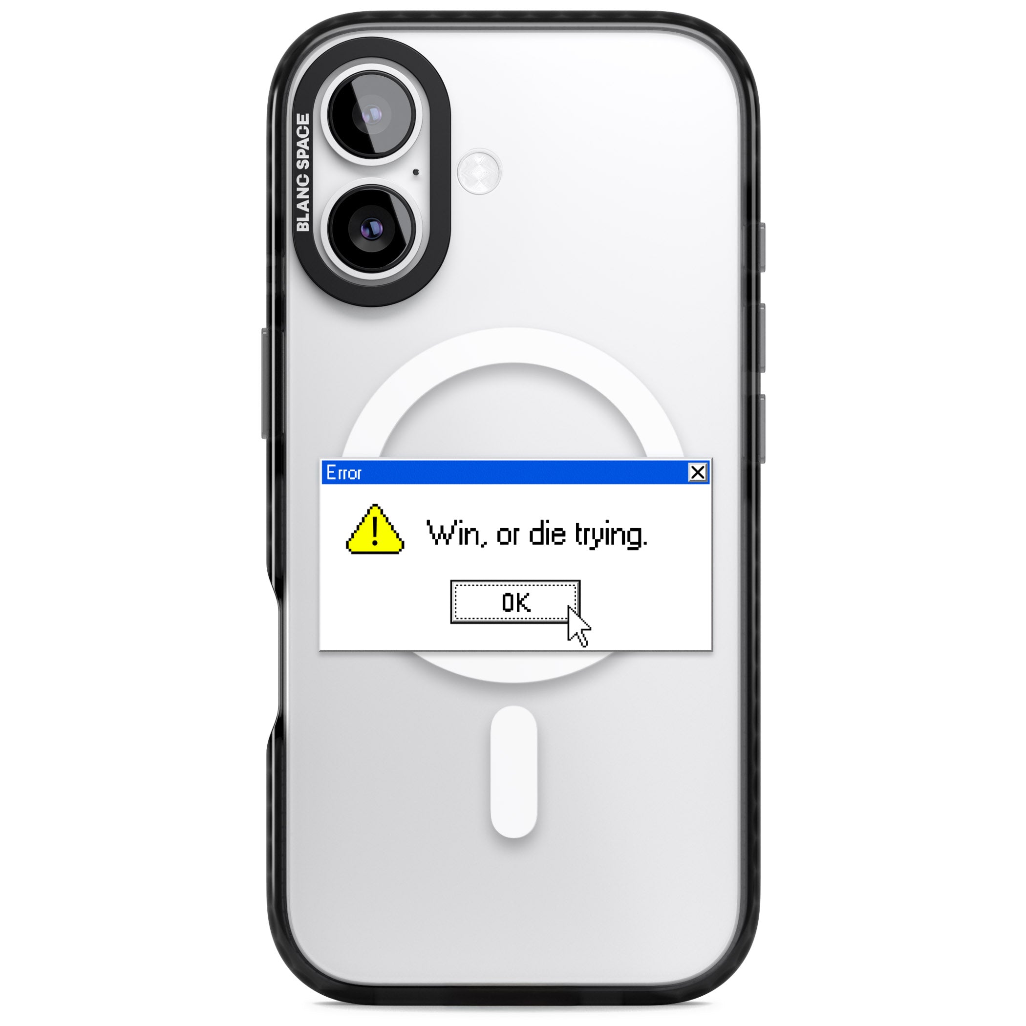 Win Or Die Trying Exe iPhone 17 Impact Pro Black Phone Case