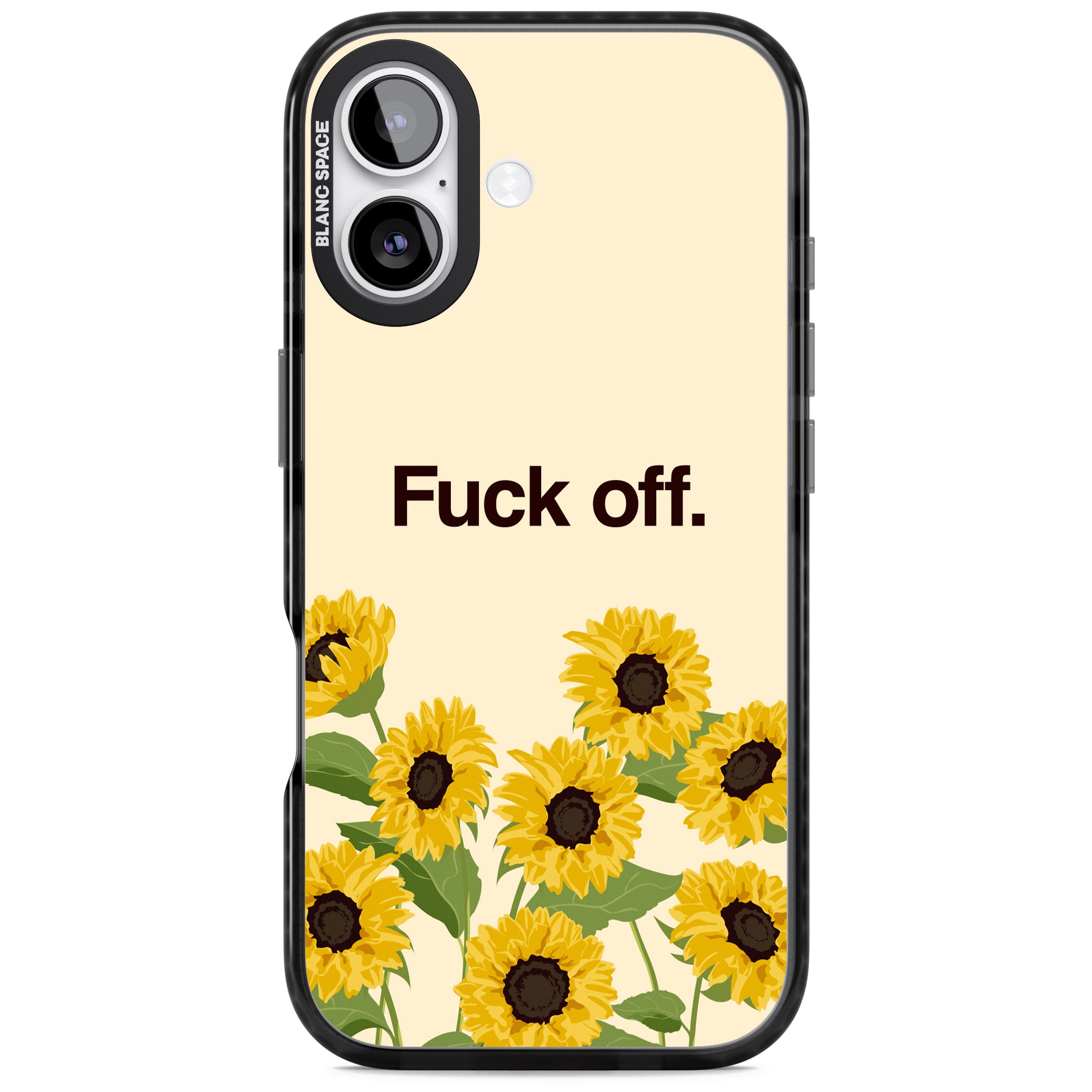 F*Ck Off iPhone 17 Impact Pro Black Phone Case