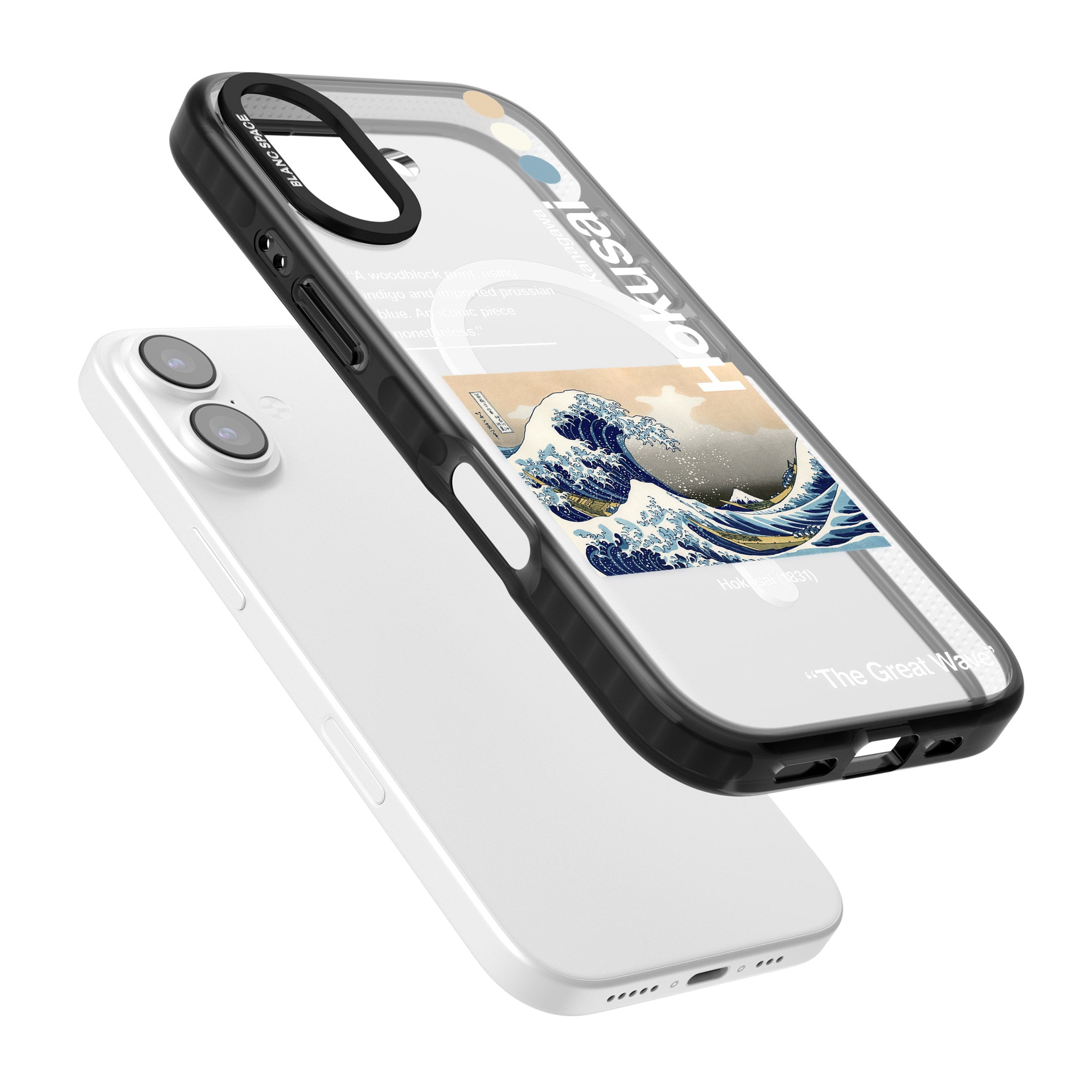 The Great Wave iPhone 17 Impact Pro Black Phone Case Colours