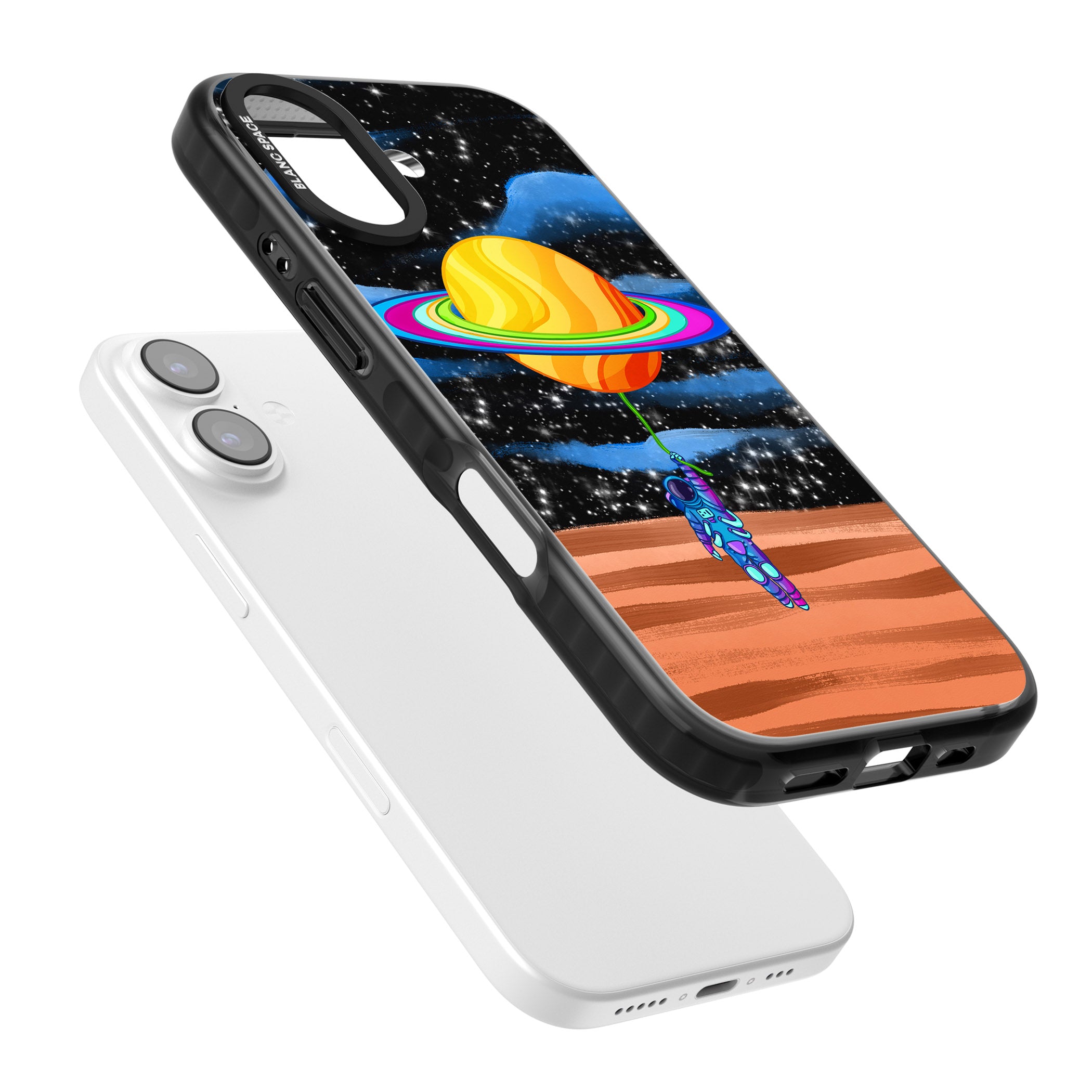 World On Helium iPhone 17 Impact Pro Black Phone Case Colours