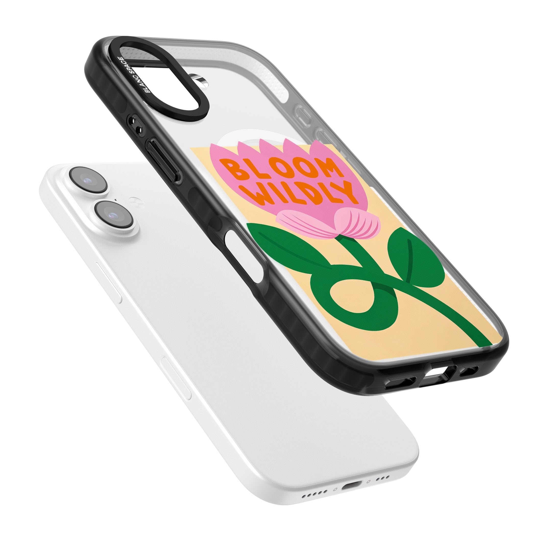 Bloom Wildly iPhone 17 Impact Pro Black Phone Case Colours