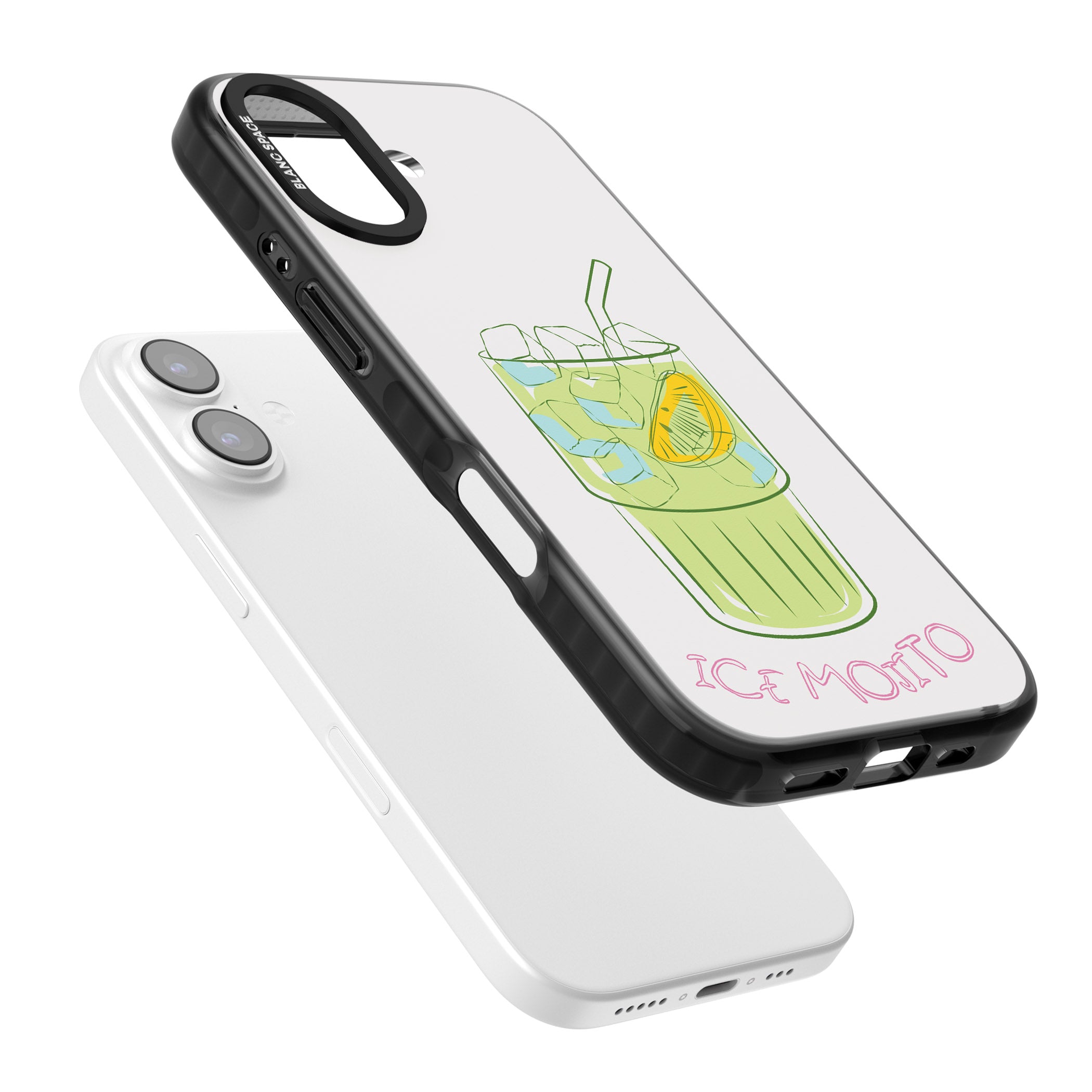 Ice Mojito iPhone 17 Impact Pro Black Phone Case Colours