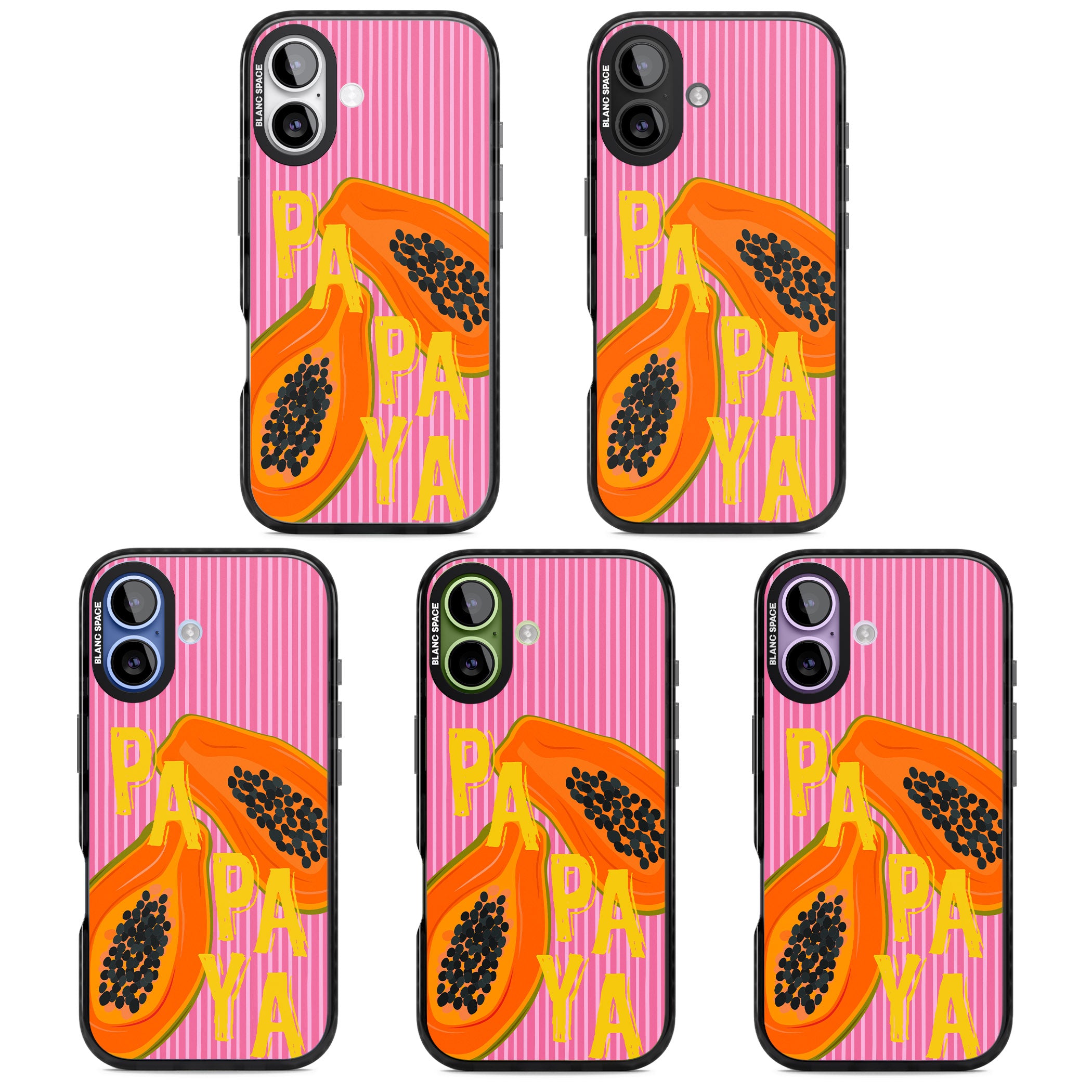 Papaya iPhone 17 Impact Pro Black Phone Case APT Impact Protection