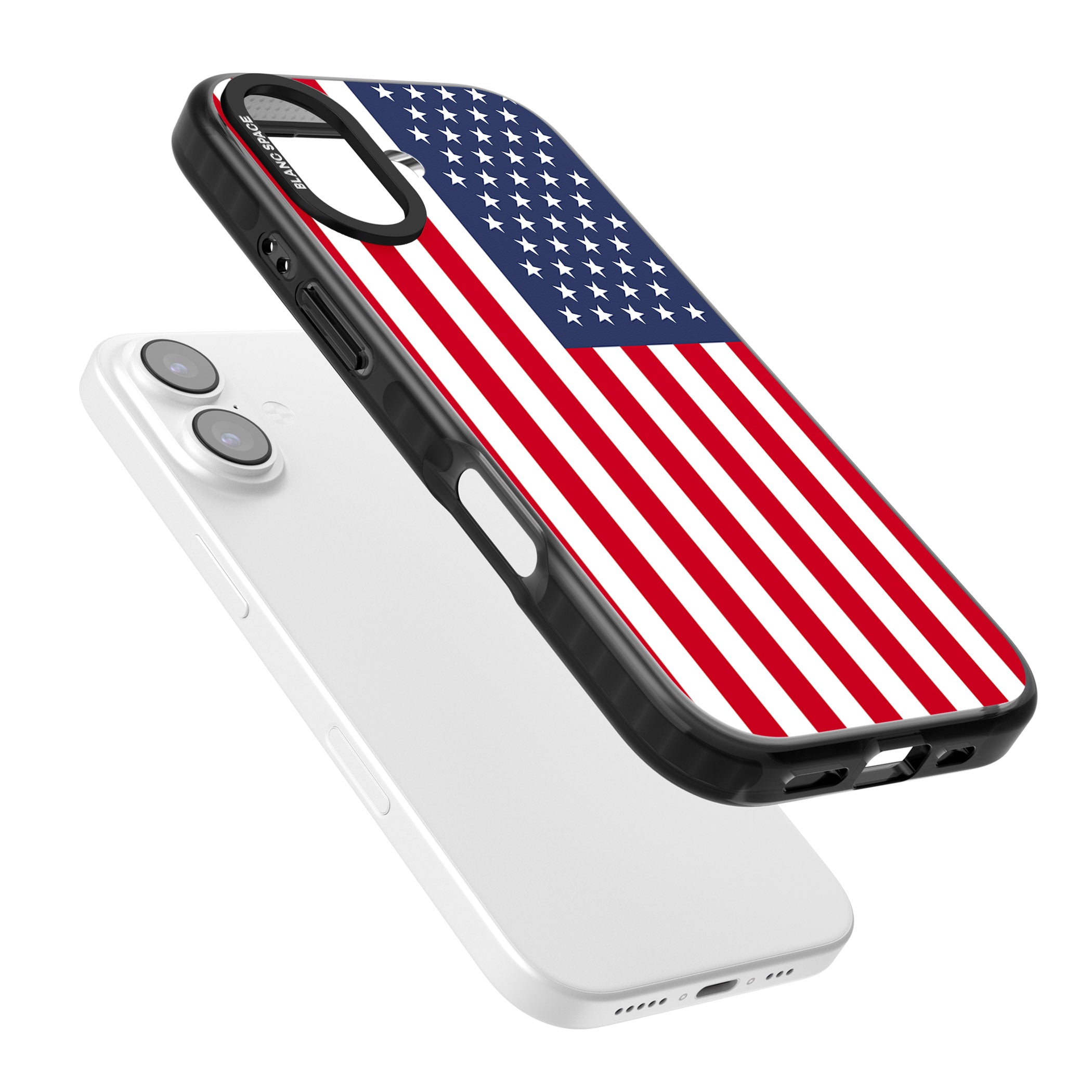 American Flag iPhone 17 Impact Pro Black Phone Case Colours