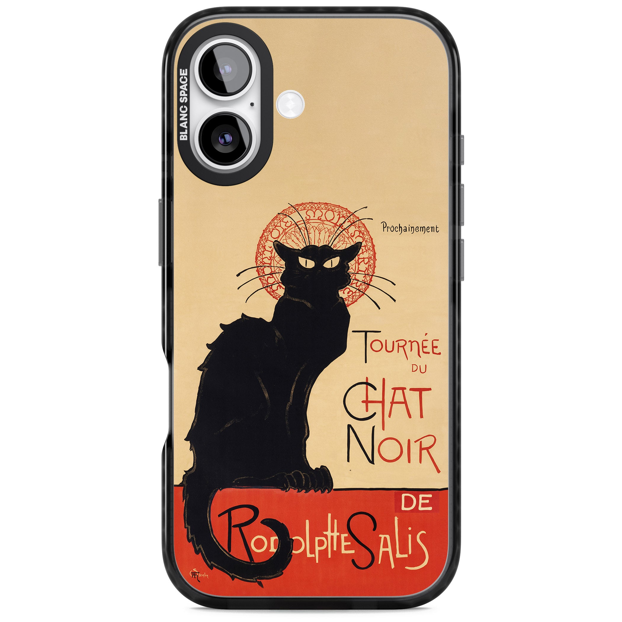 Tournee Du Chat Noir Poster iPhone 17 Impact Pro Black Phone Case