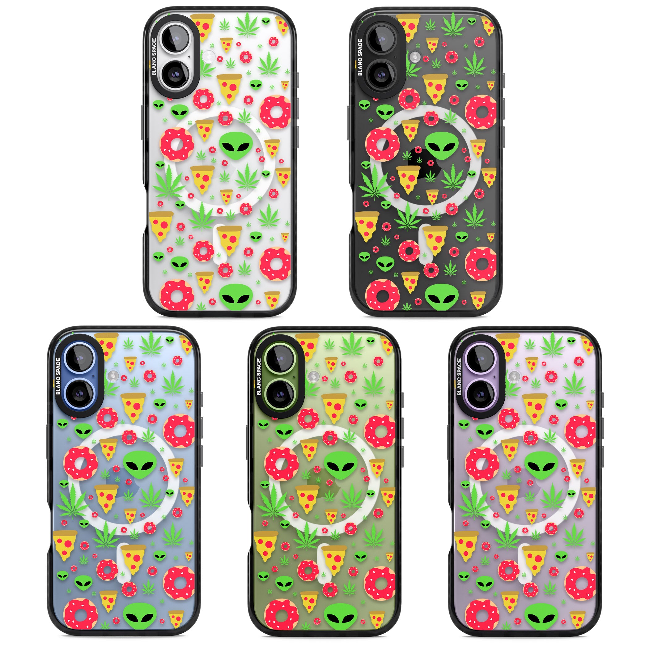 Martians & Munchies iPhone 17 Impact Pro Black Phone Case APT Impact Protection