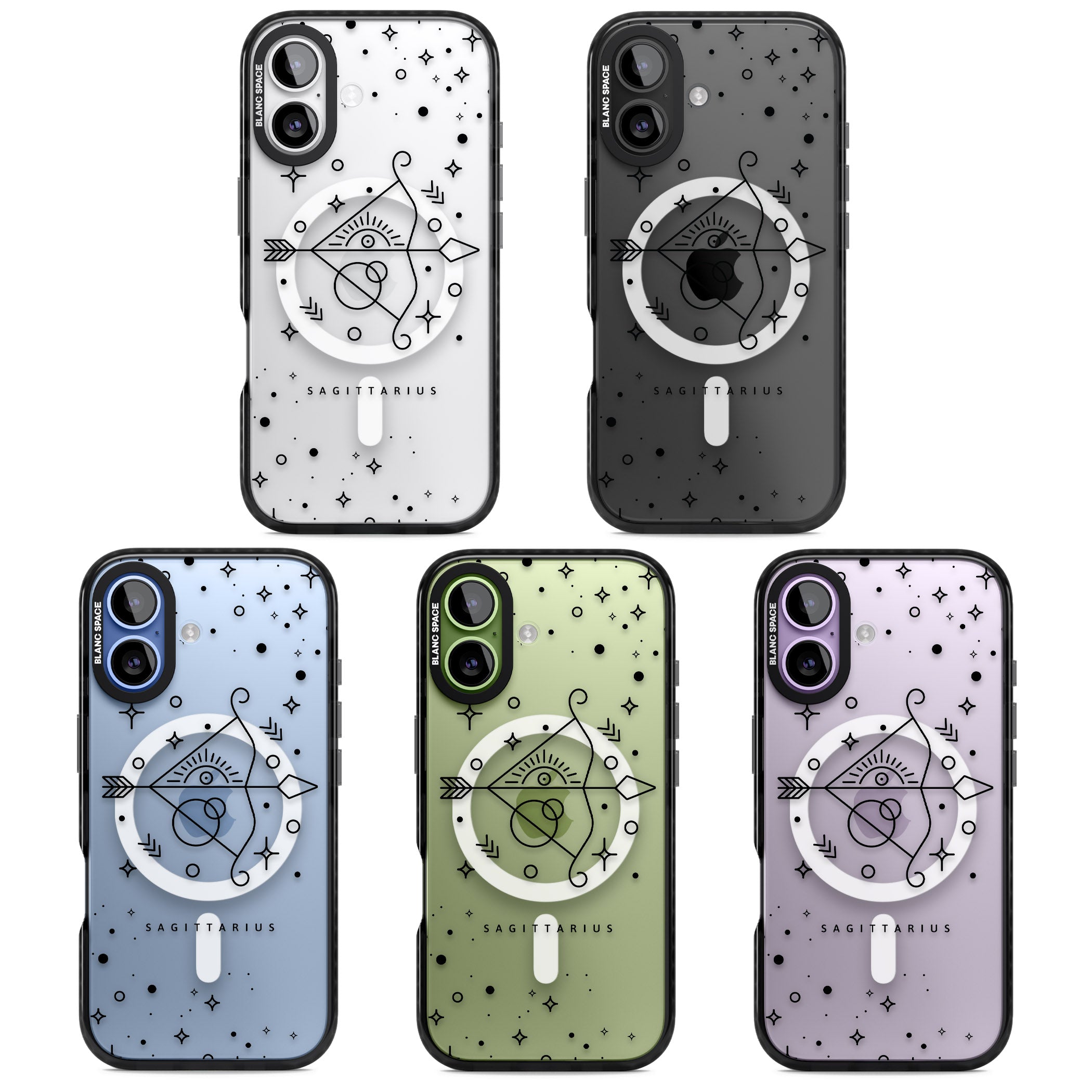 Sagittarius Arcane iPhone 17 Impact Pro Black Phone Case APT Impact Protection