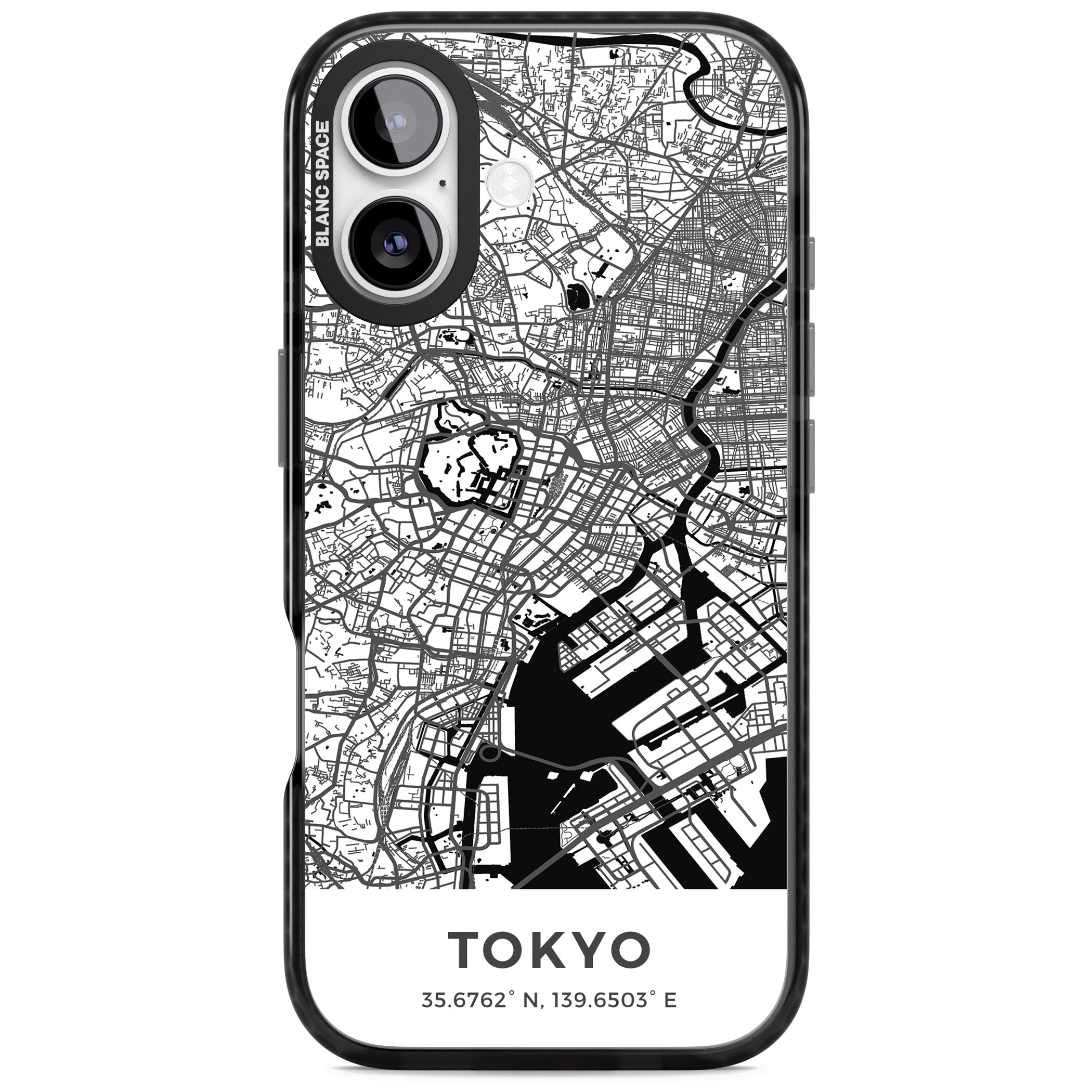 Tokyo Map iPhone 17 Impact Black Phone Case