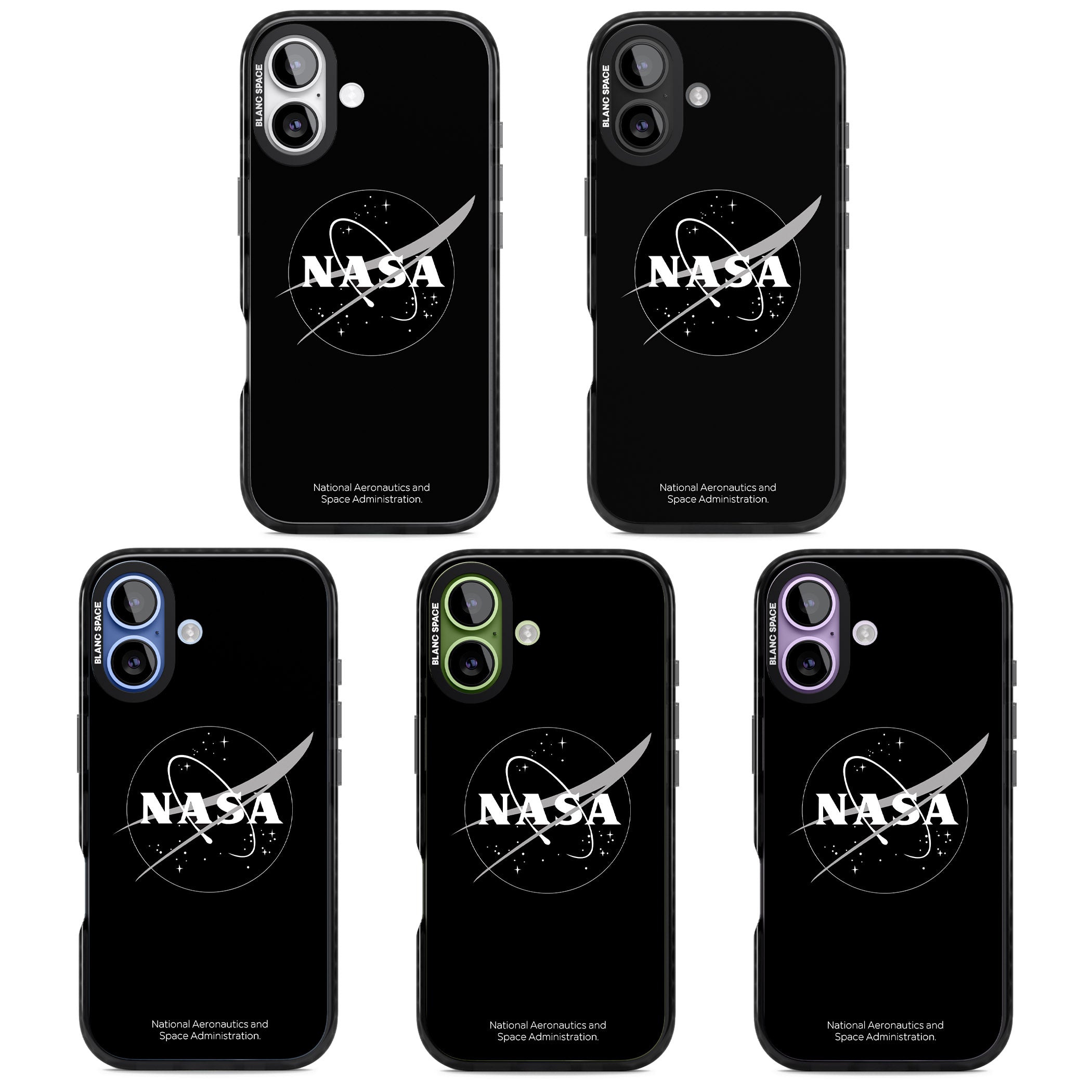 Dark Nasa Meatball iPhone 17 Impact Black Phone Case APT Impact Protection