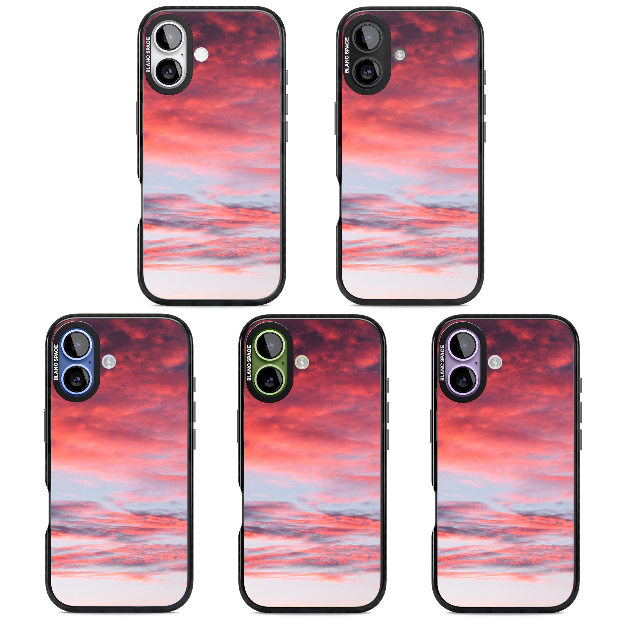 Sunset Skies iPhone 17 Impact Black Phone Case APT Impact Protection