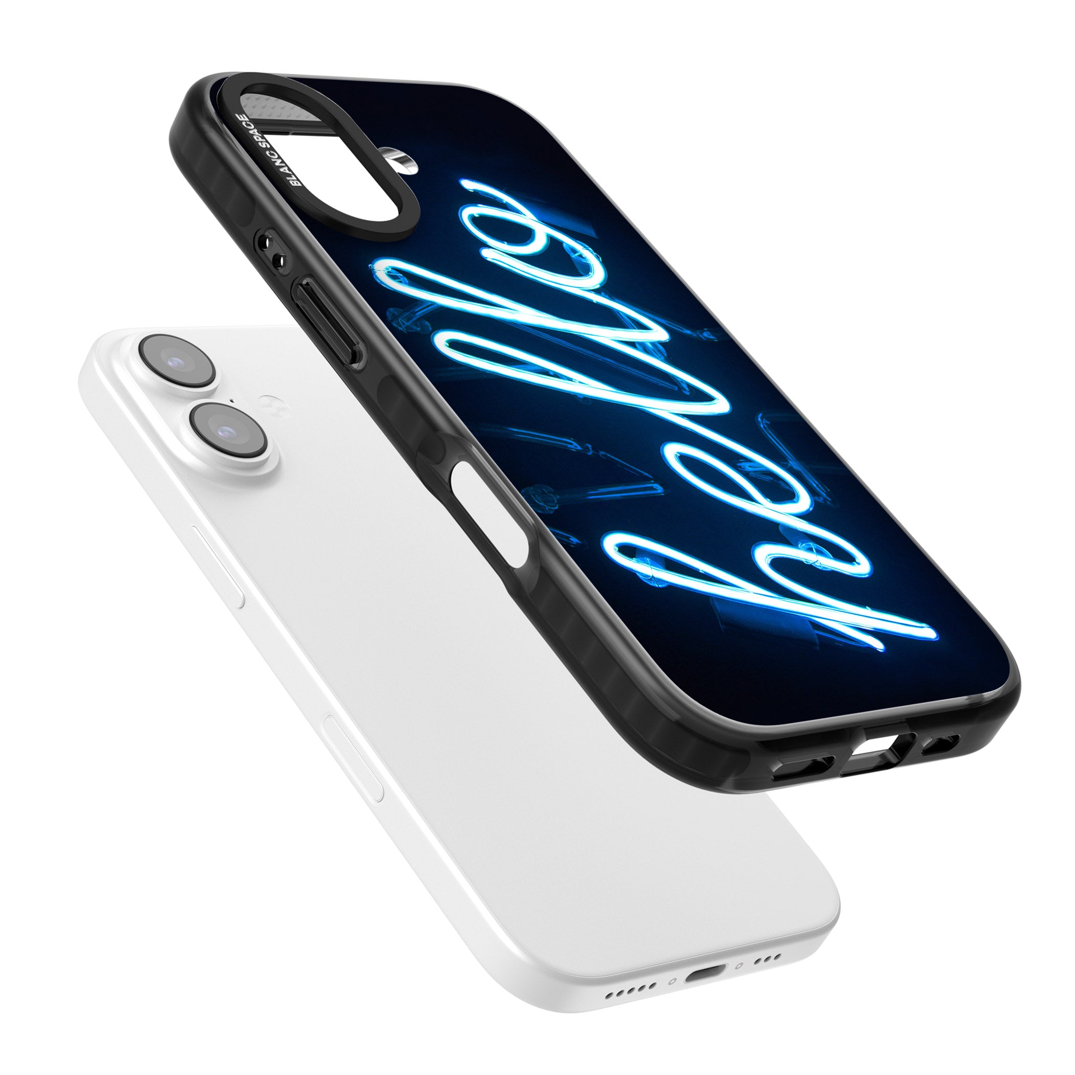 Hello Neon Sign iPhone 17 Impact Black Phone Case Colours