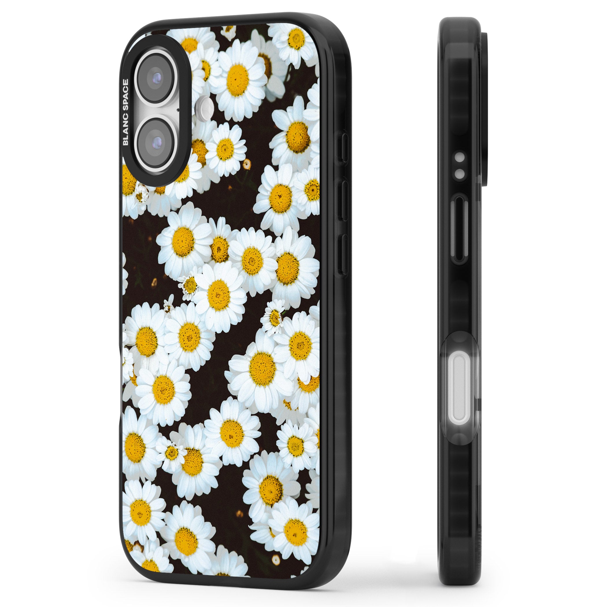 Daisy Dream iPhone 17 Impact Black Phone Case Side Profile