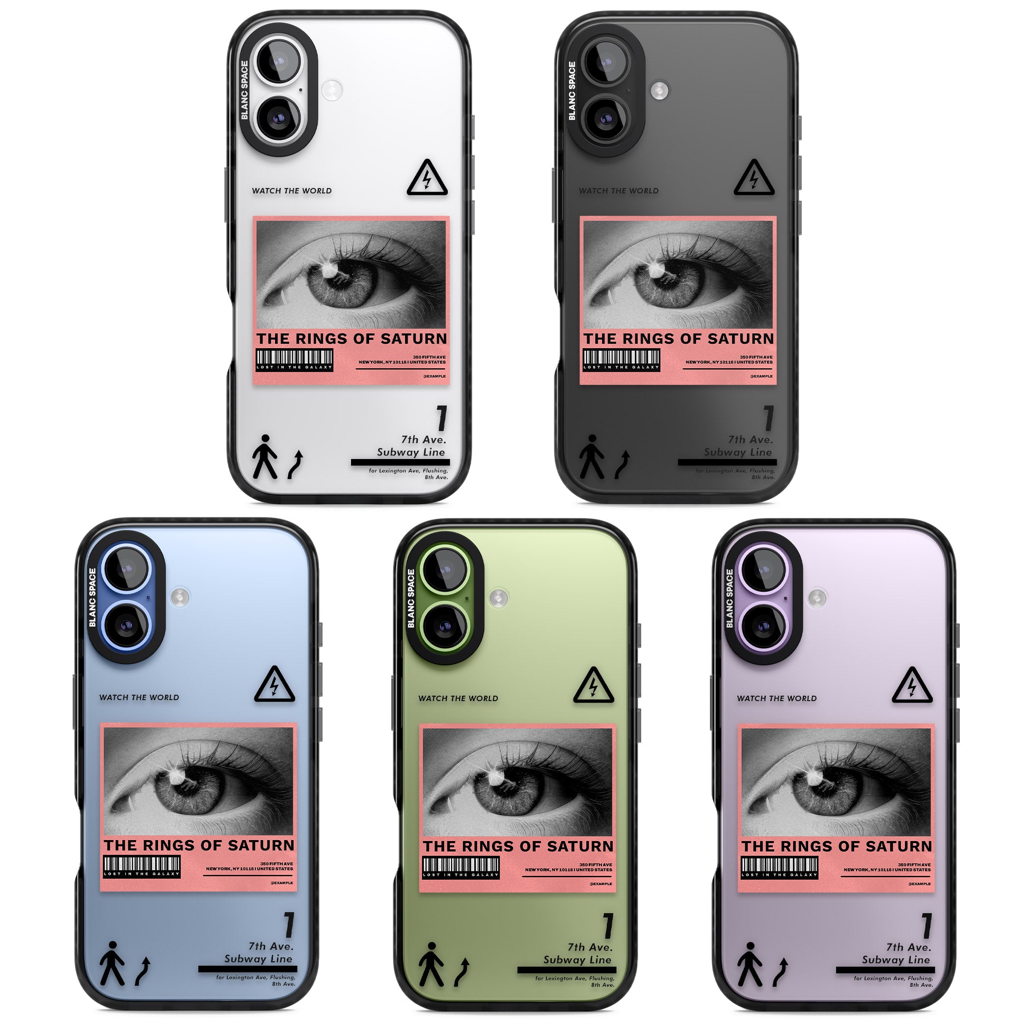 Watch The World iPhone 17 Impact Black Phone Case APT Impact Protection