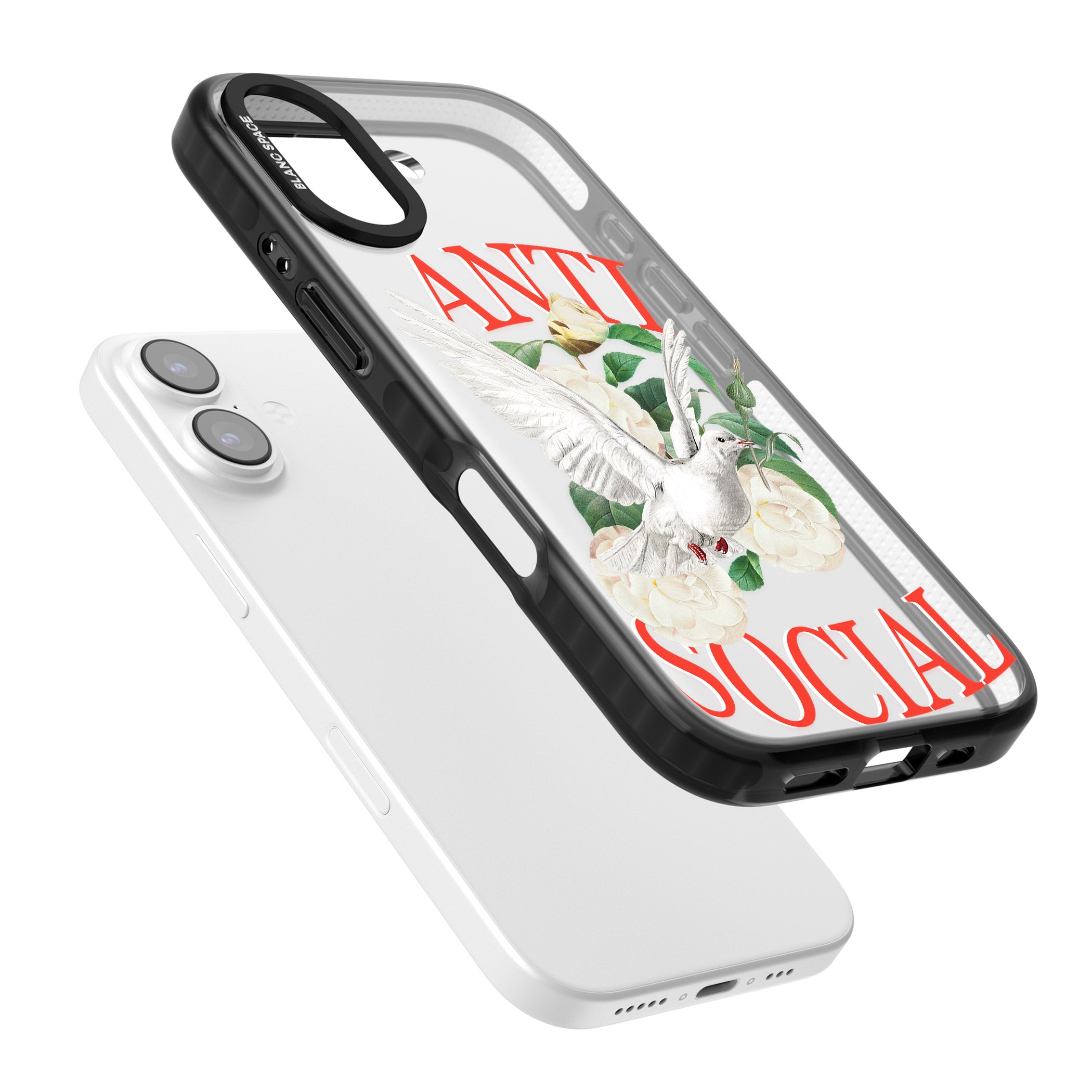 Anti Social iPhone 17 Impact Black Phone Case Colours