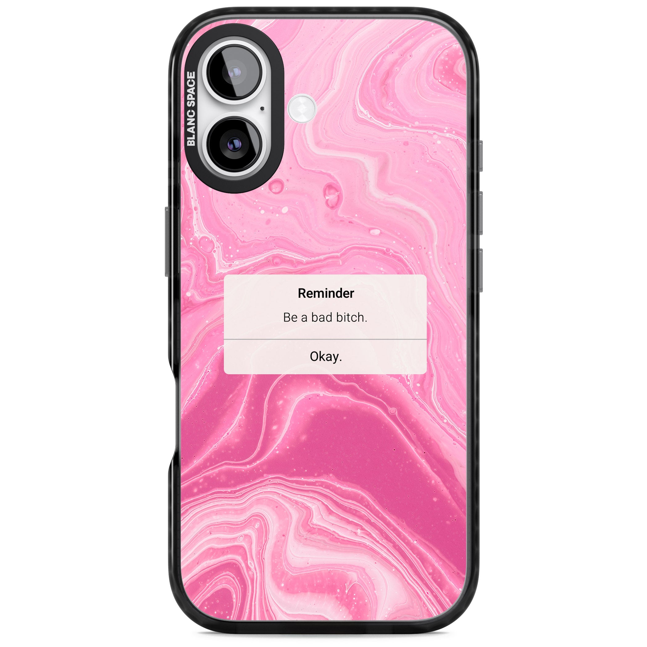 Bad Bitch Reminder iPhone 17 Impact Black Phone Case