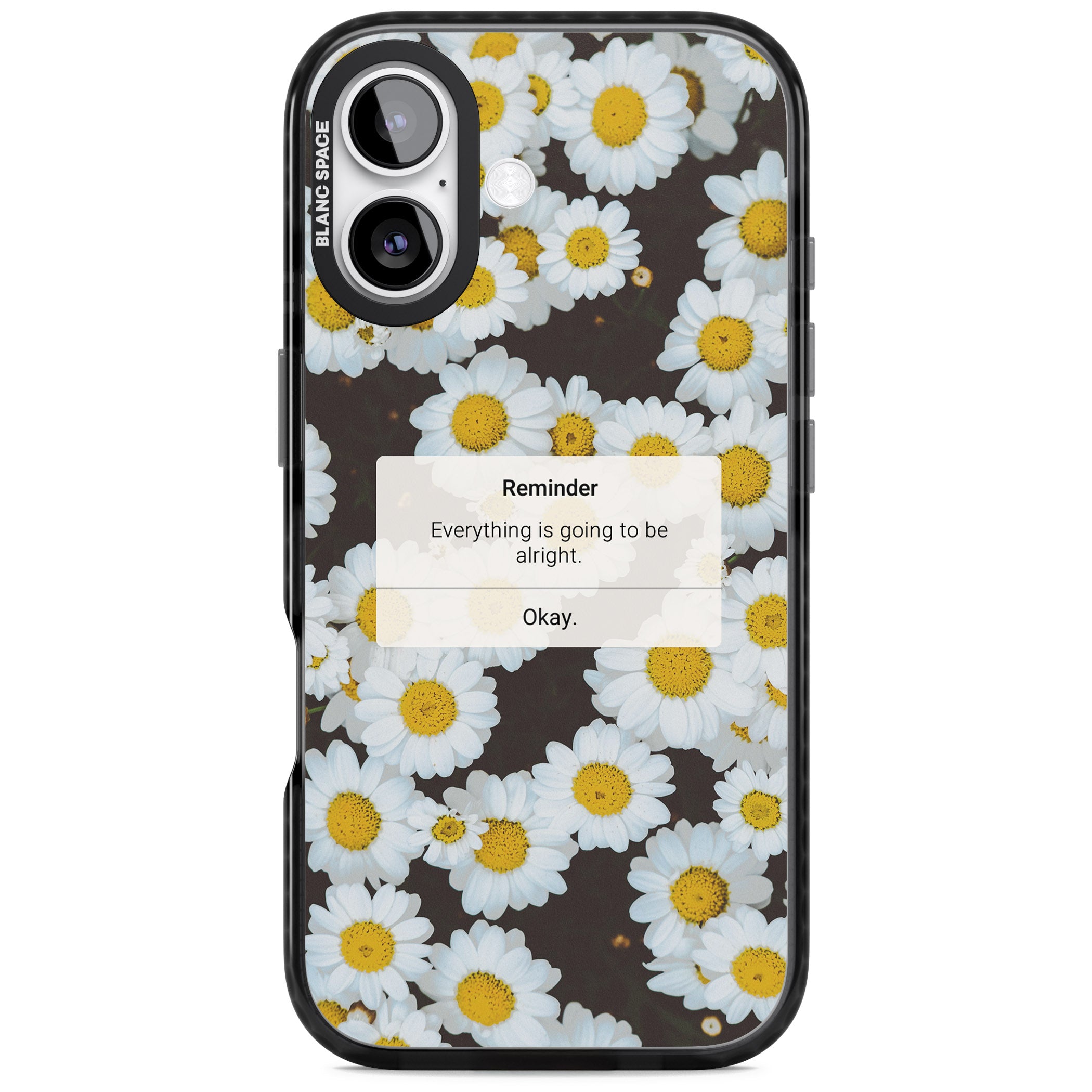 Daisy Reminder iPhone 17 Impact Black Phone Case