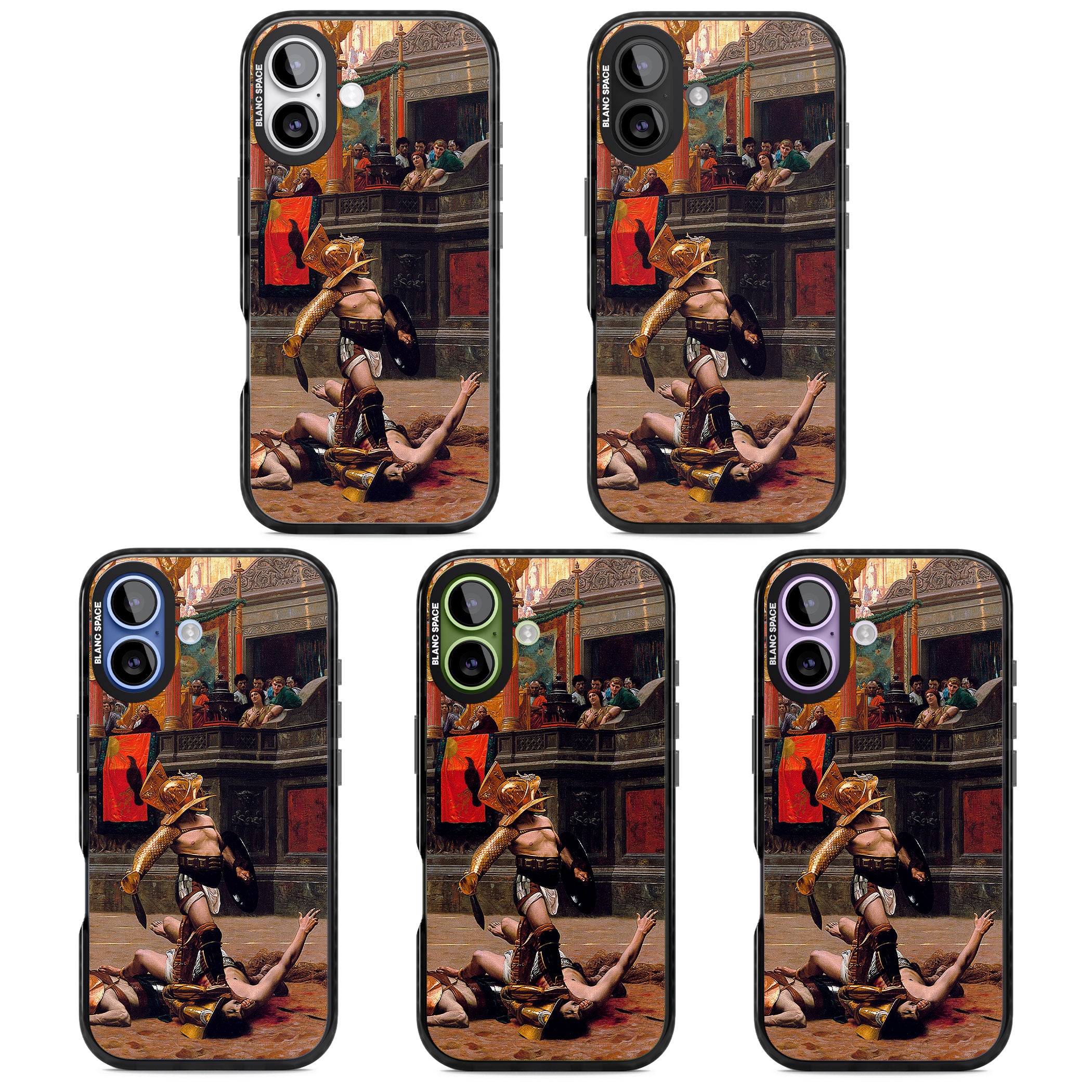 Pollice Verso iPhone 17 Impact Black Phone Case APT Impact Protection